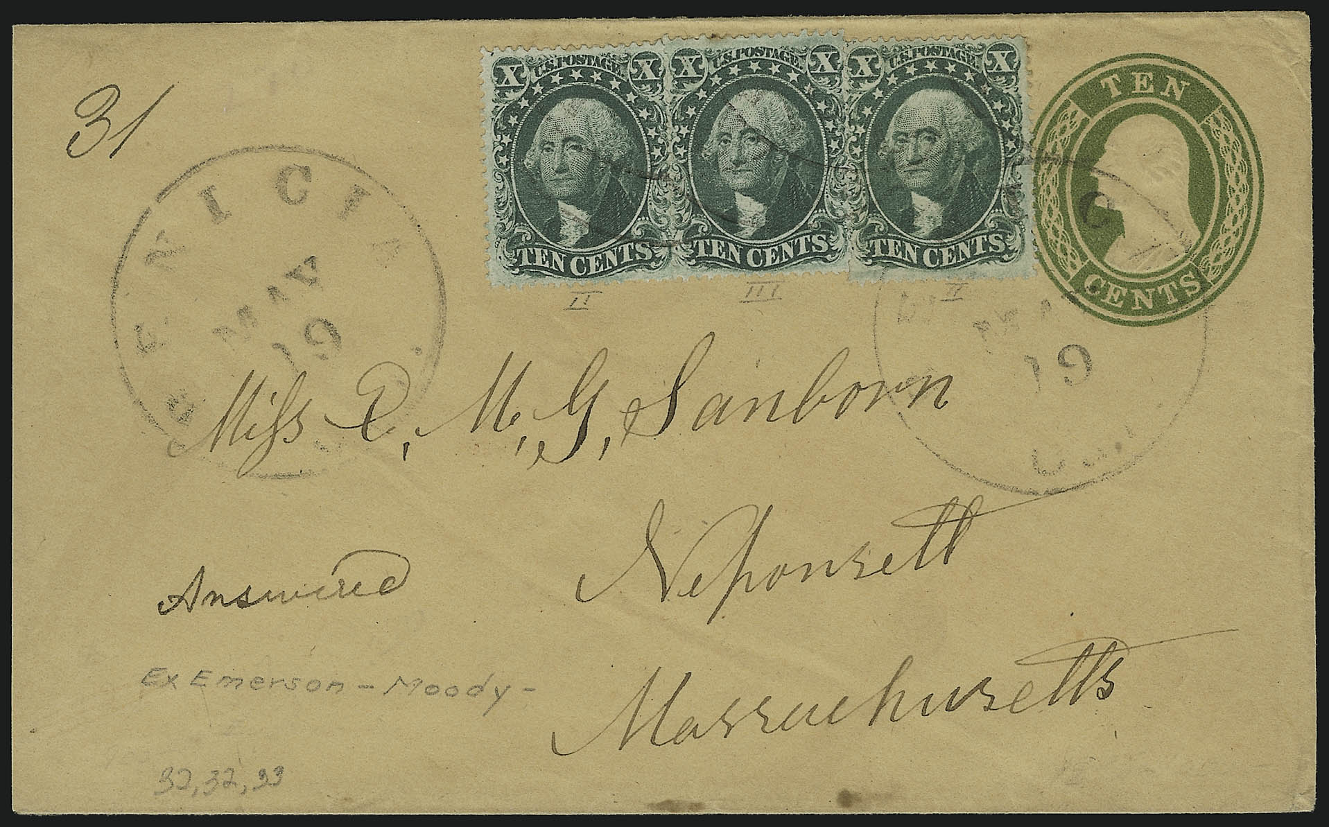Sale no. 1109 — Lot no. 541 — Siegel Auction Galleries