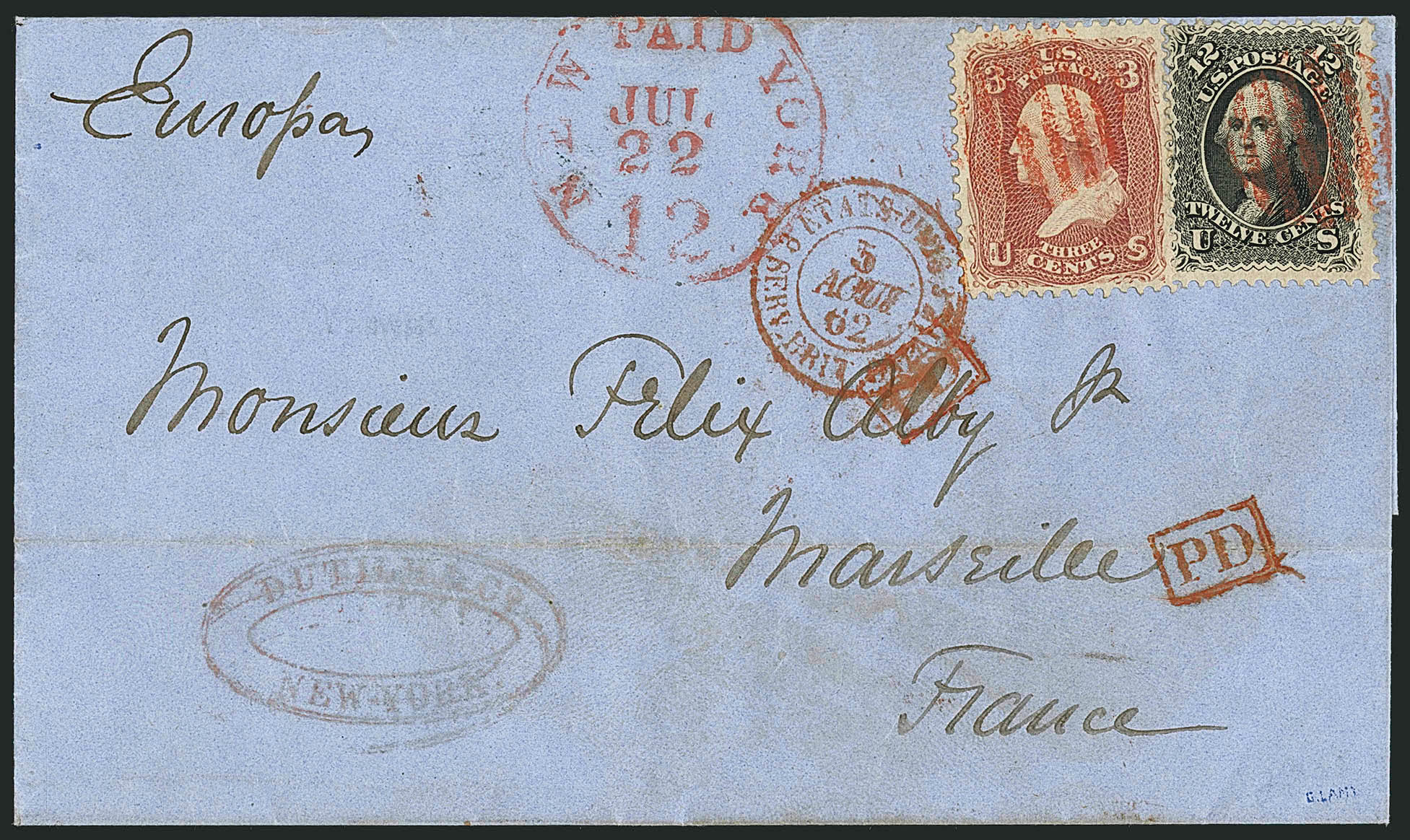 Sale no. 1115 — Lot no. 2215 — Siegel Auction Galleries