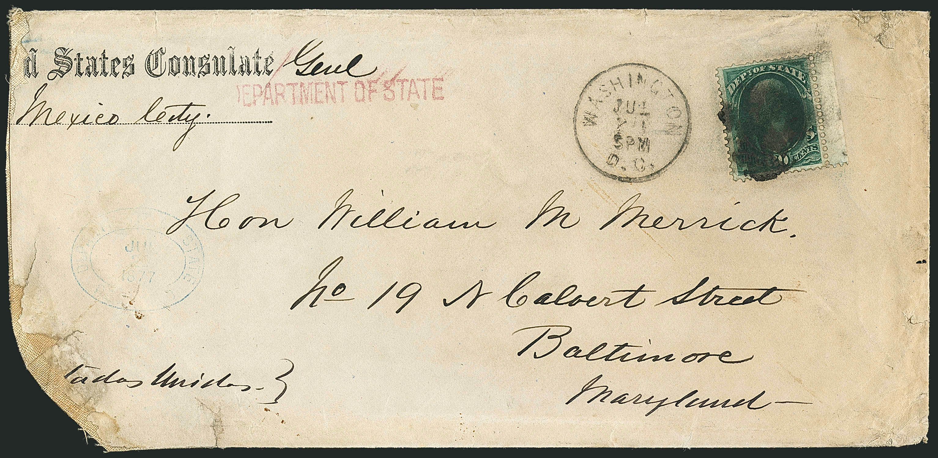 Sale no. 1116 — Lot no. 3457 — Siegel Auction Galleries