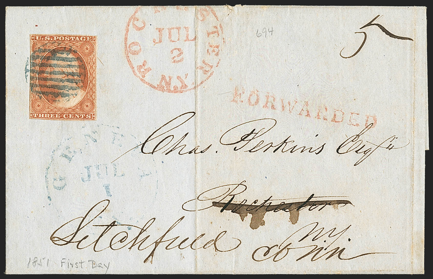Sale no. 1129 — Lot no. 325 — Siegel Auction Galleries