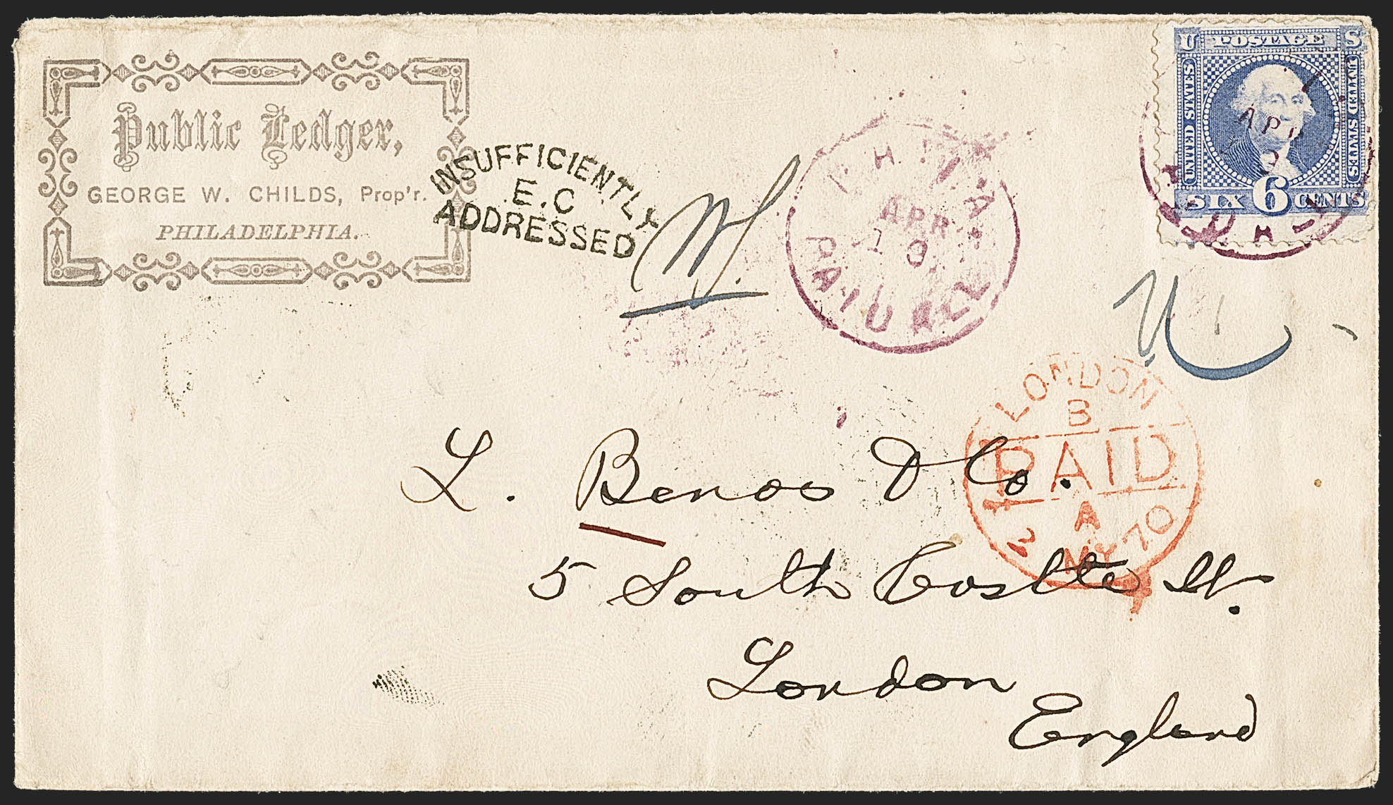 Sale no. 1133 — Lot no. 311 — Siegel Auction Galleries
