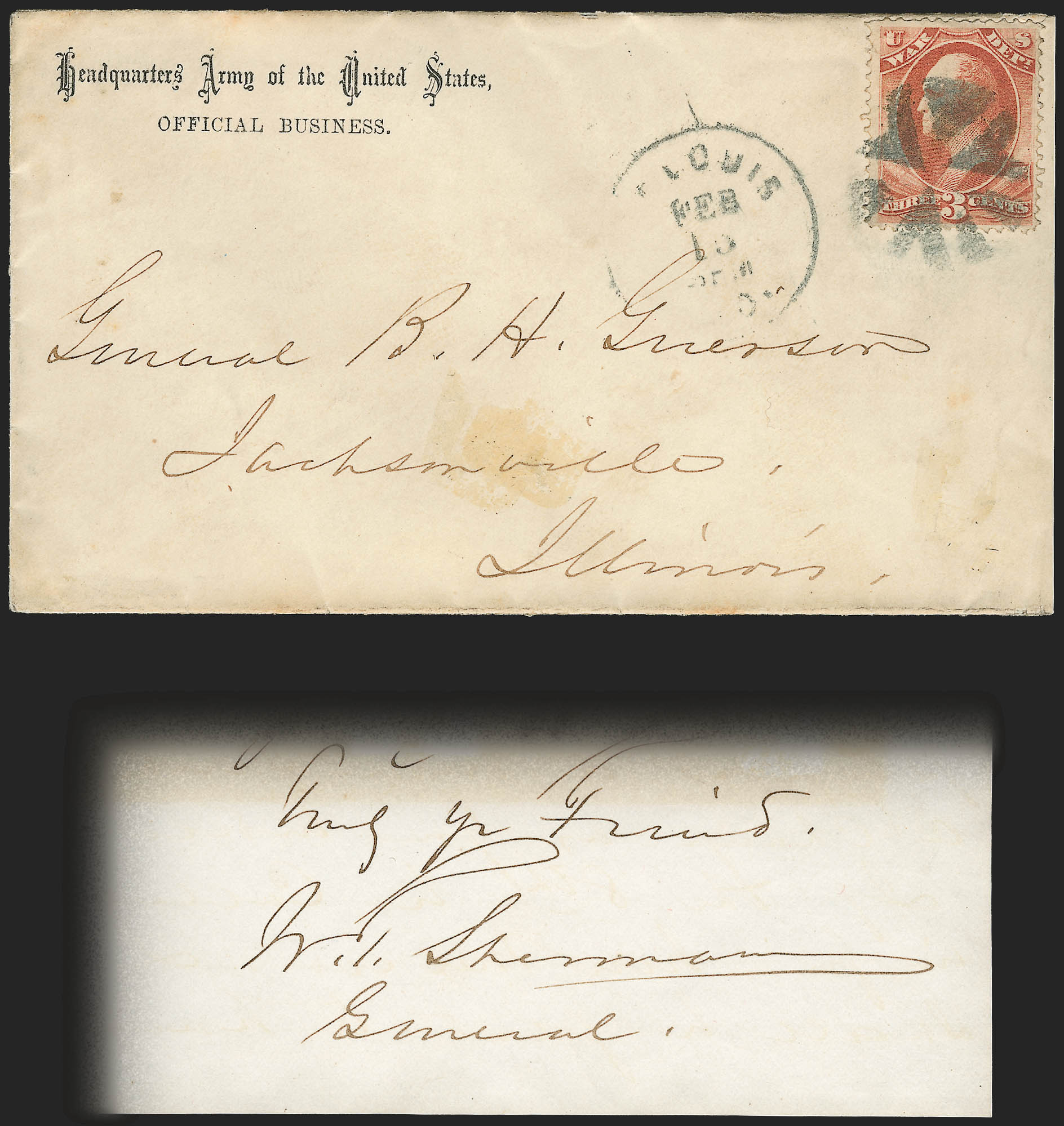 Sale no. 1139 — Lot no. 7 — Siegel Auction Galleries
