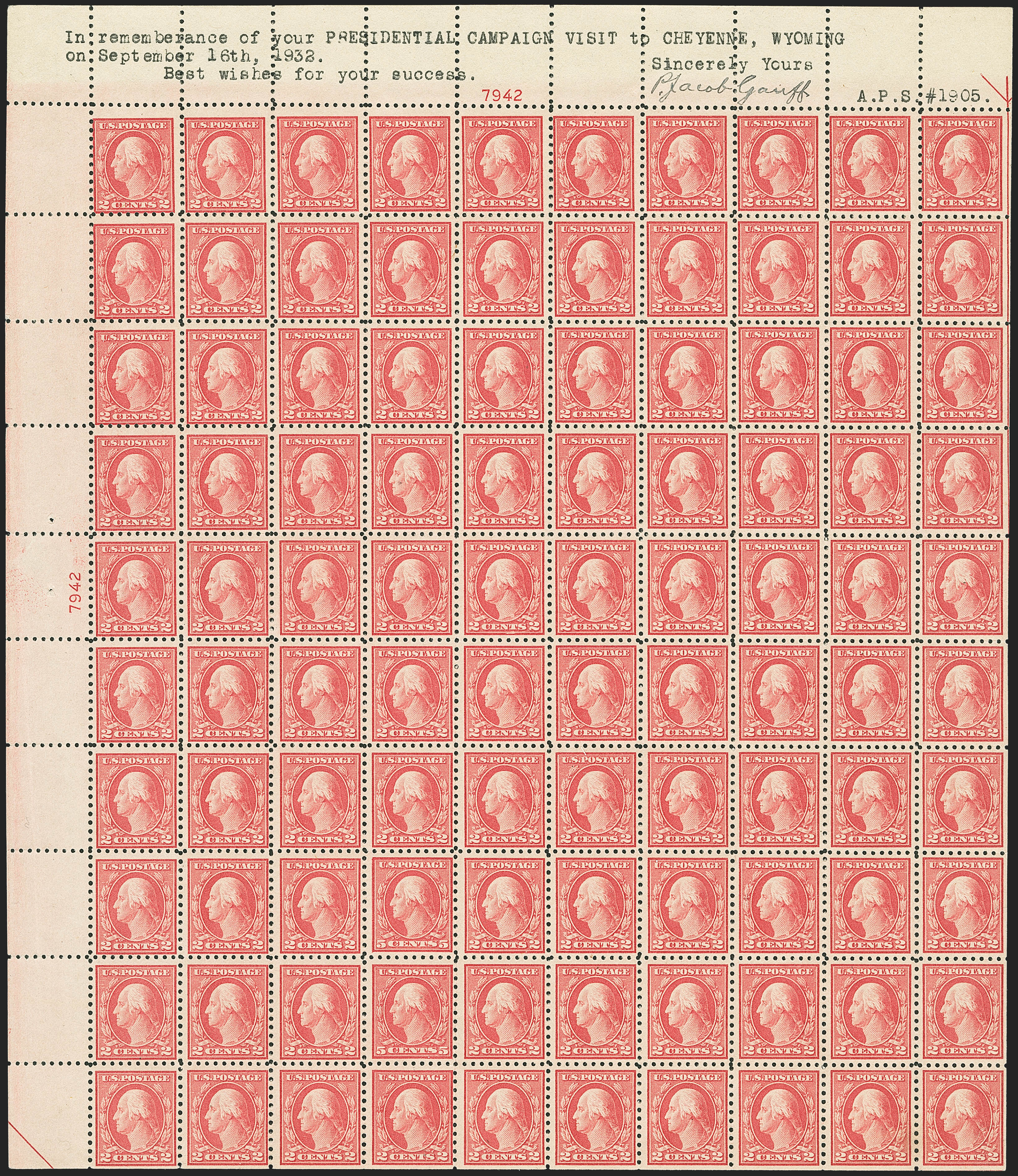 Sale no. 1139 — Lot no. 93 — Siegel Auction Galleries