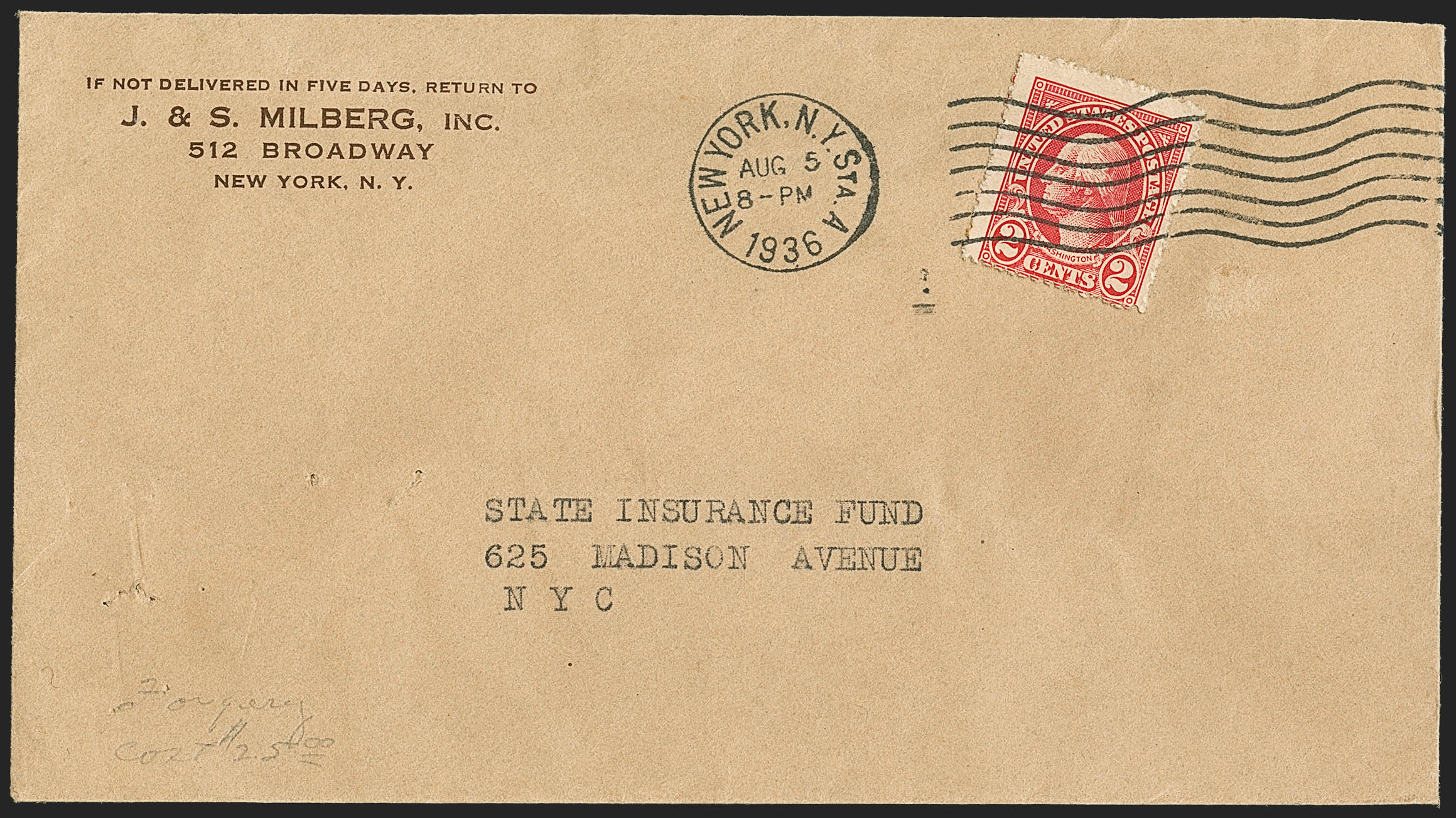 Sale no. 1139 — Lot no. 99 — Siegel Auction Galleries