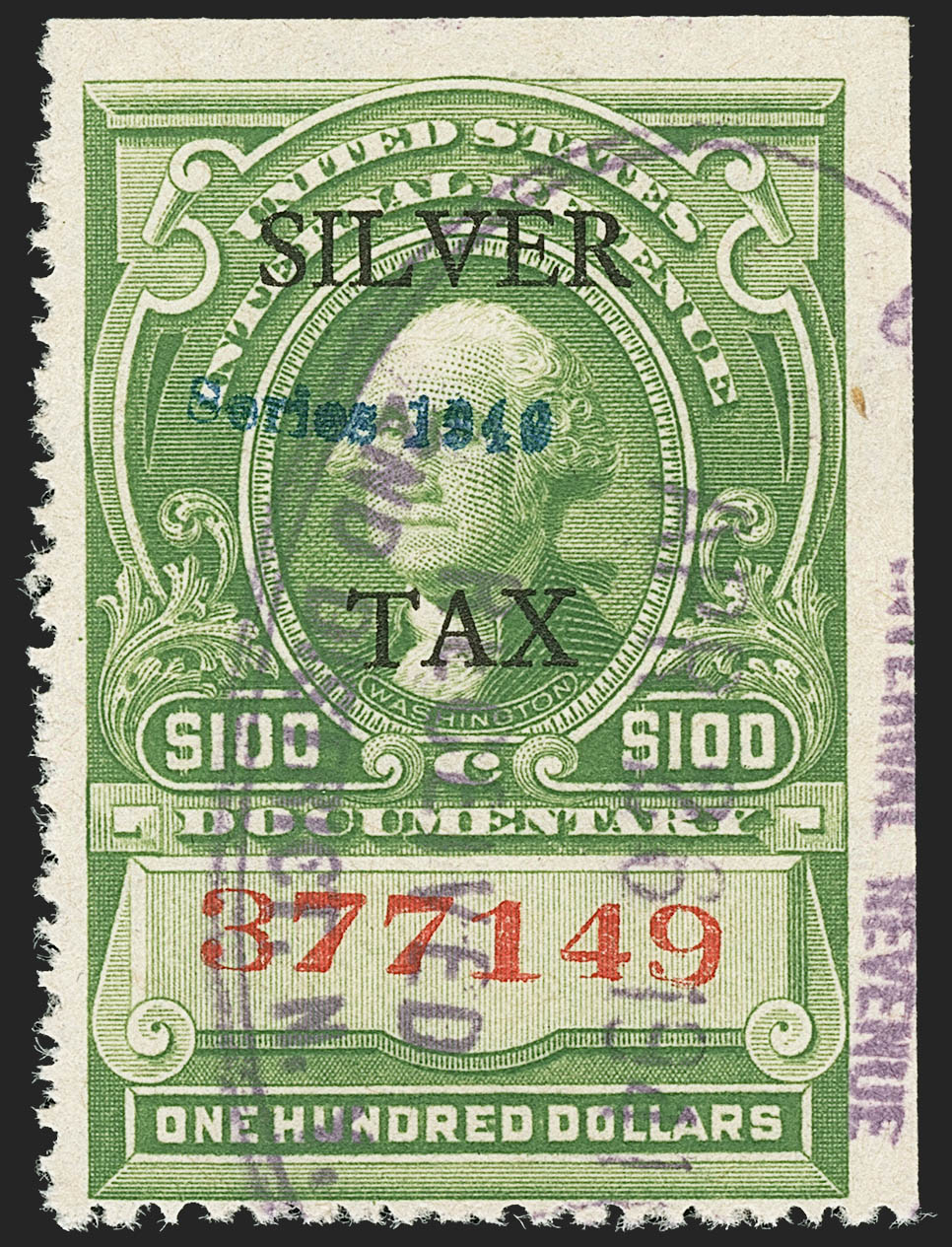 Sale no. 1140 — Lot no. 1385 — Siegel Auction Galleries