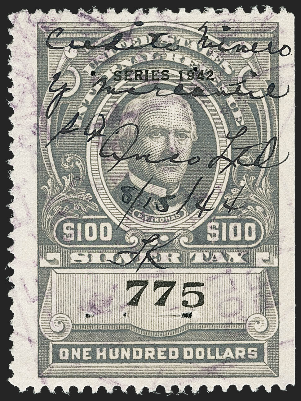 Sale no. 1140 — Lot no. 1401 — Siegel Auction Galleries