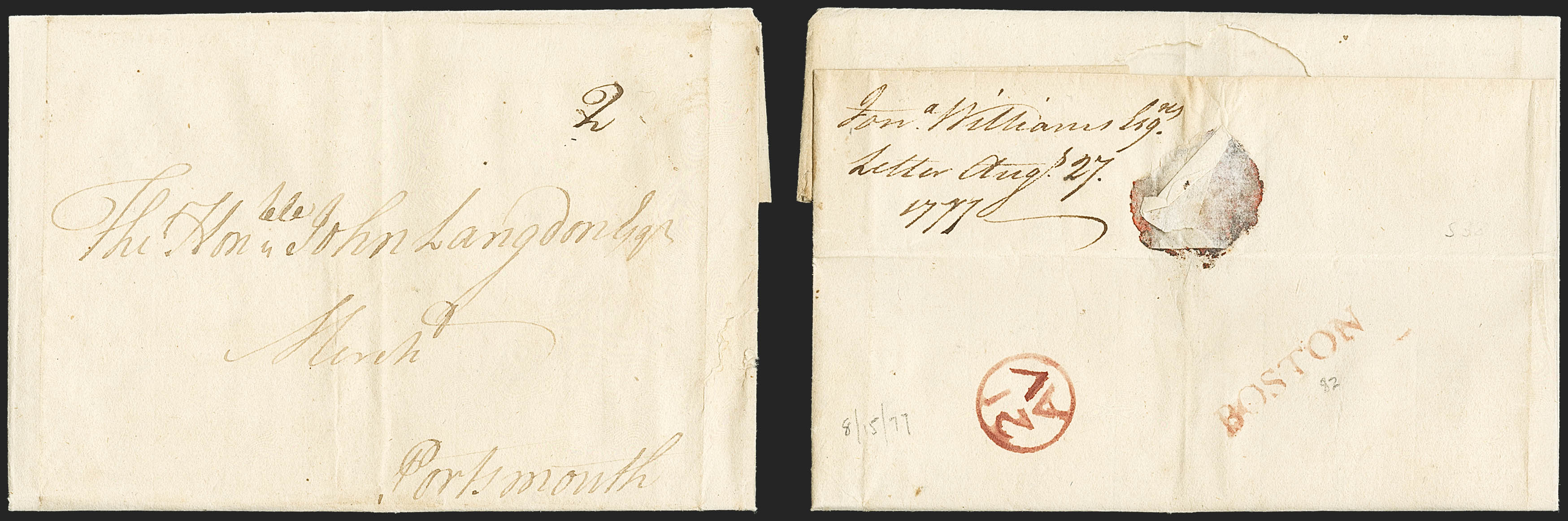 Sale no. 1144 — Lot no. 1 — Siegel Auction Galleries