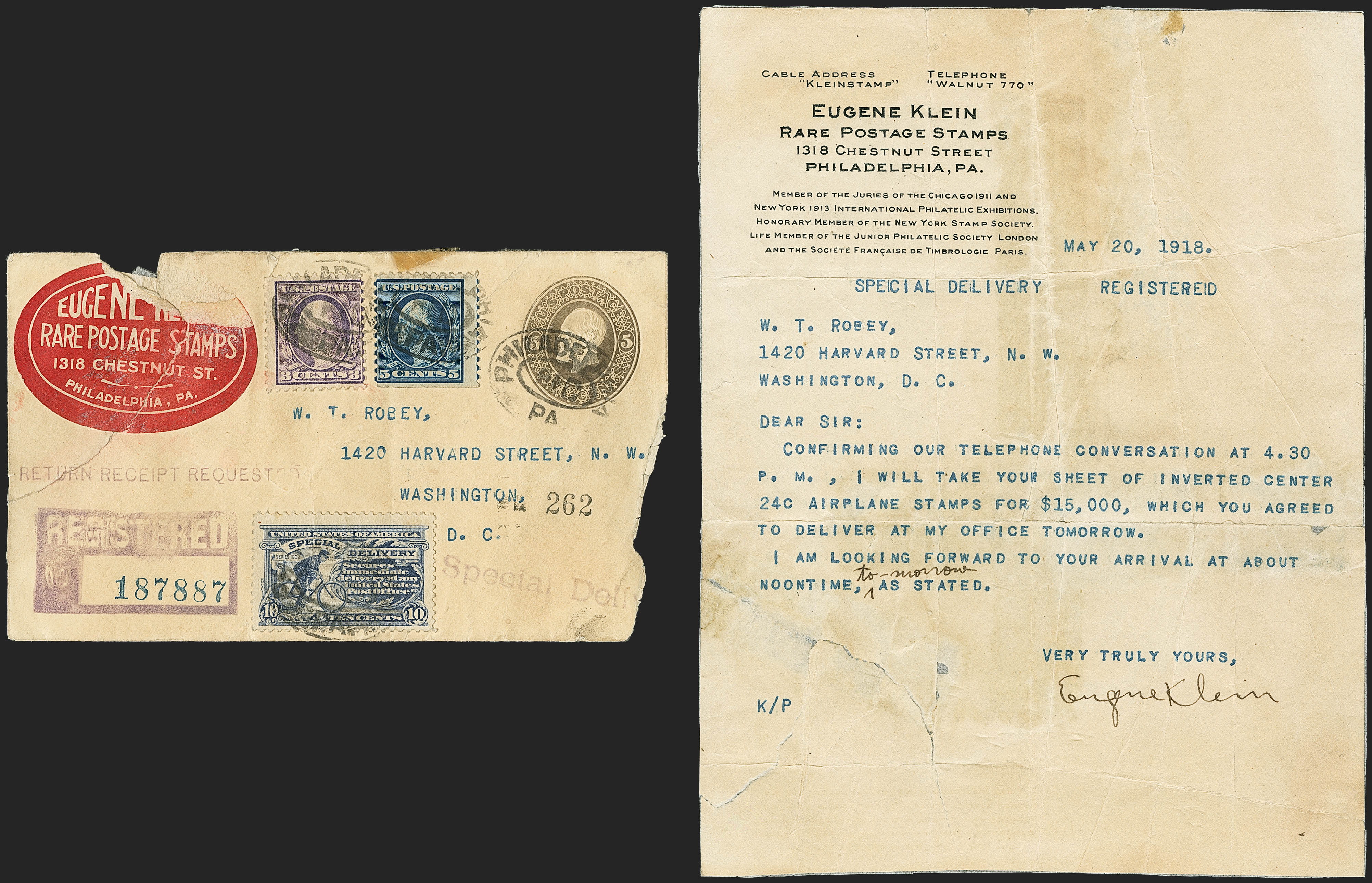 Sale no. 1147 — Lot no. 8 — Siegel Auction Galleries