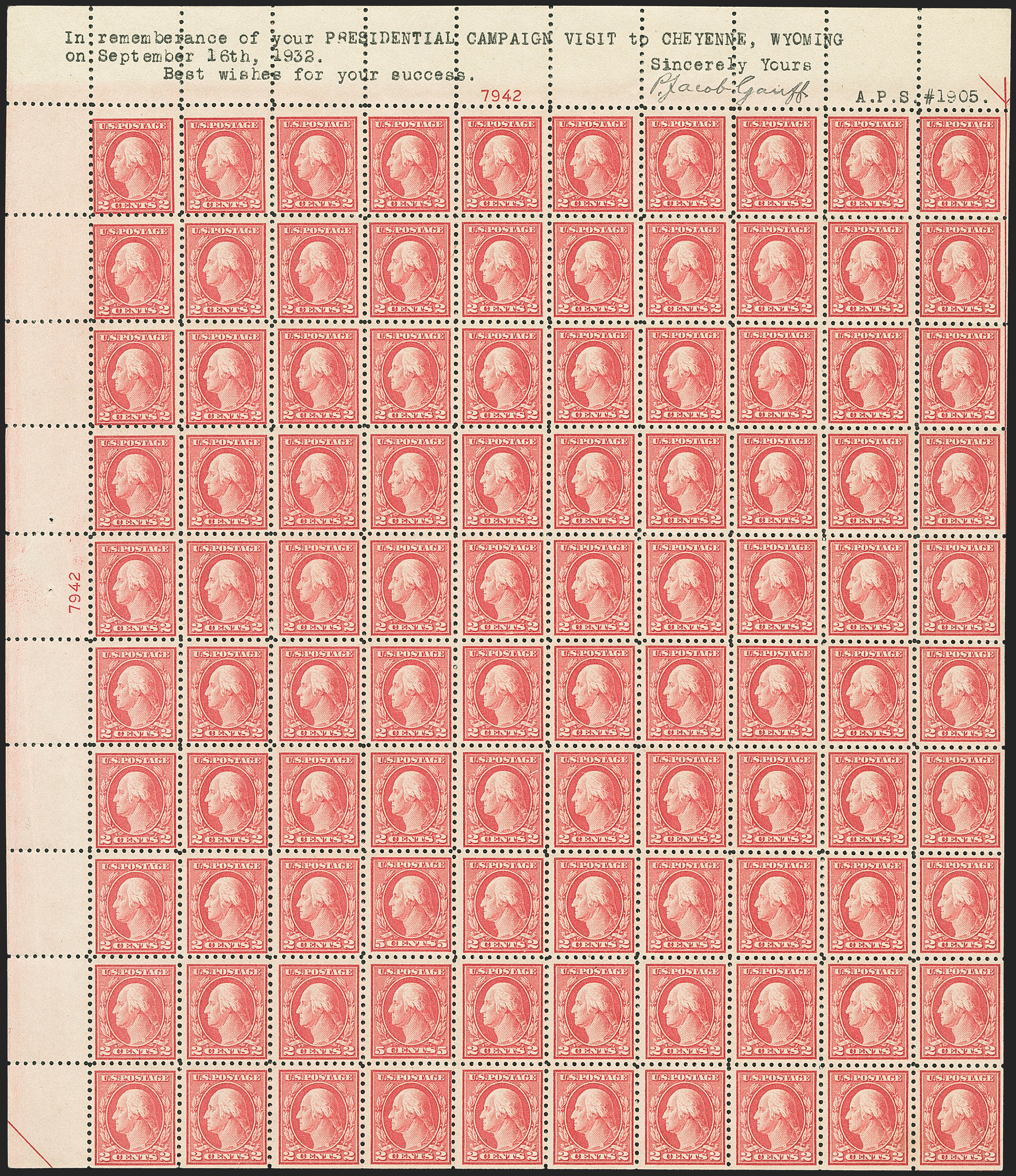 Sale no. 1150 — Lot no. 1065 — Siegel Auction Galleries