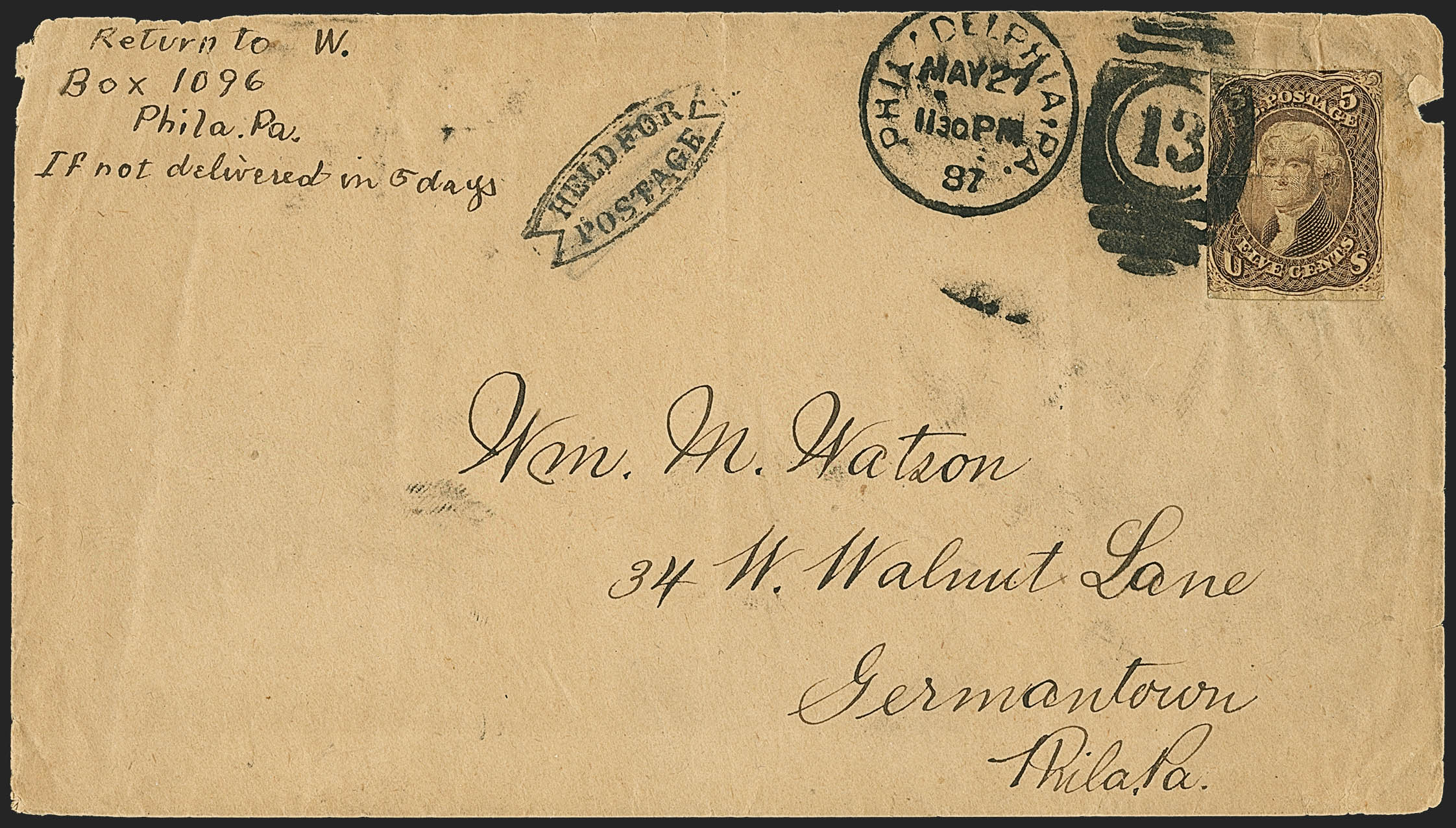 Sale no. 1155 — Lot no. 3199 — Siegel Auction Galleries