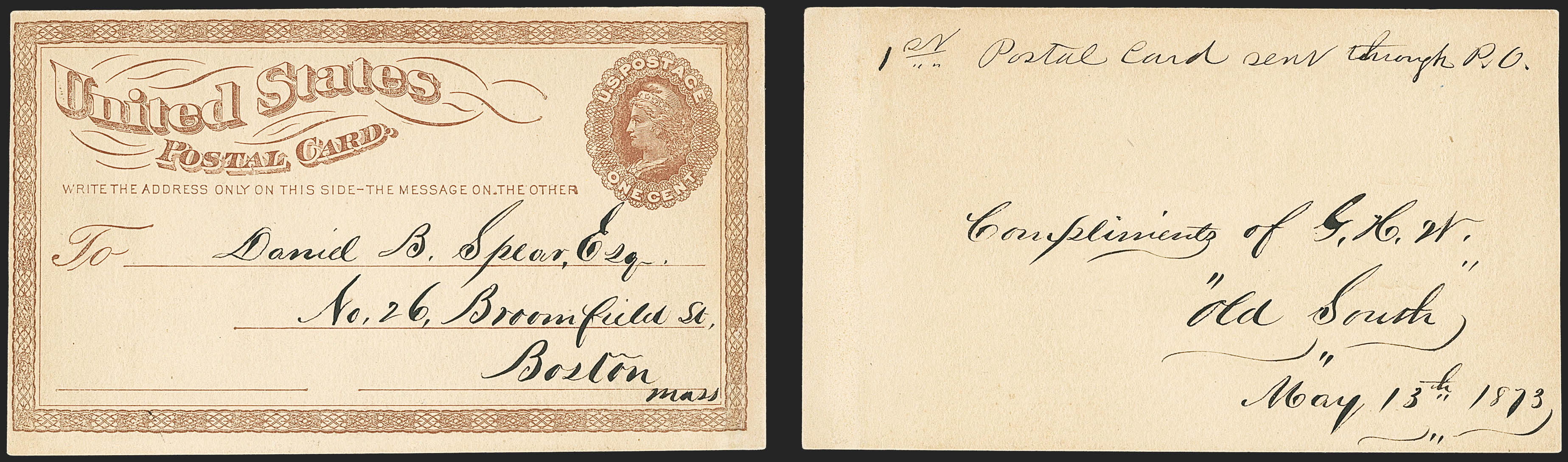 Sale no. 1162 — Lot no. 773 — Siegel Auction Galleries