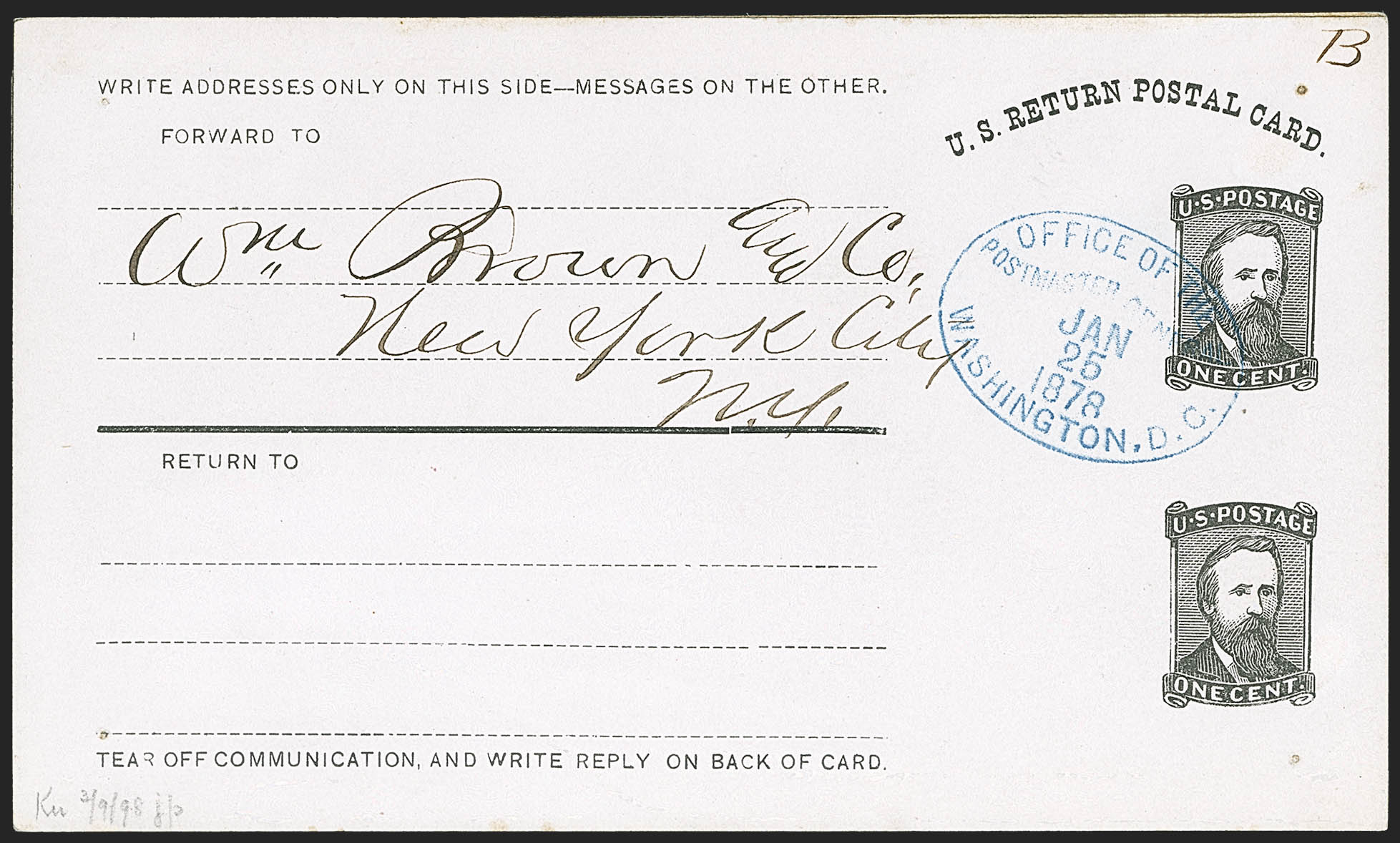 Sale no. 1162 — Lot no. 778 — Siegel Auction Galleries