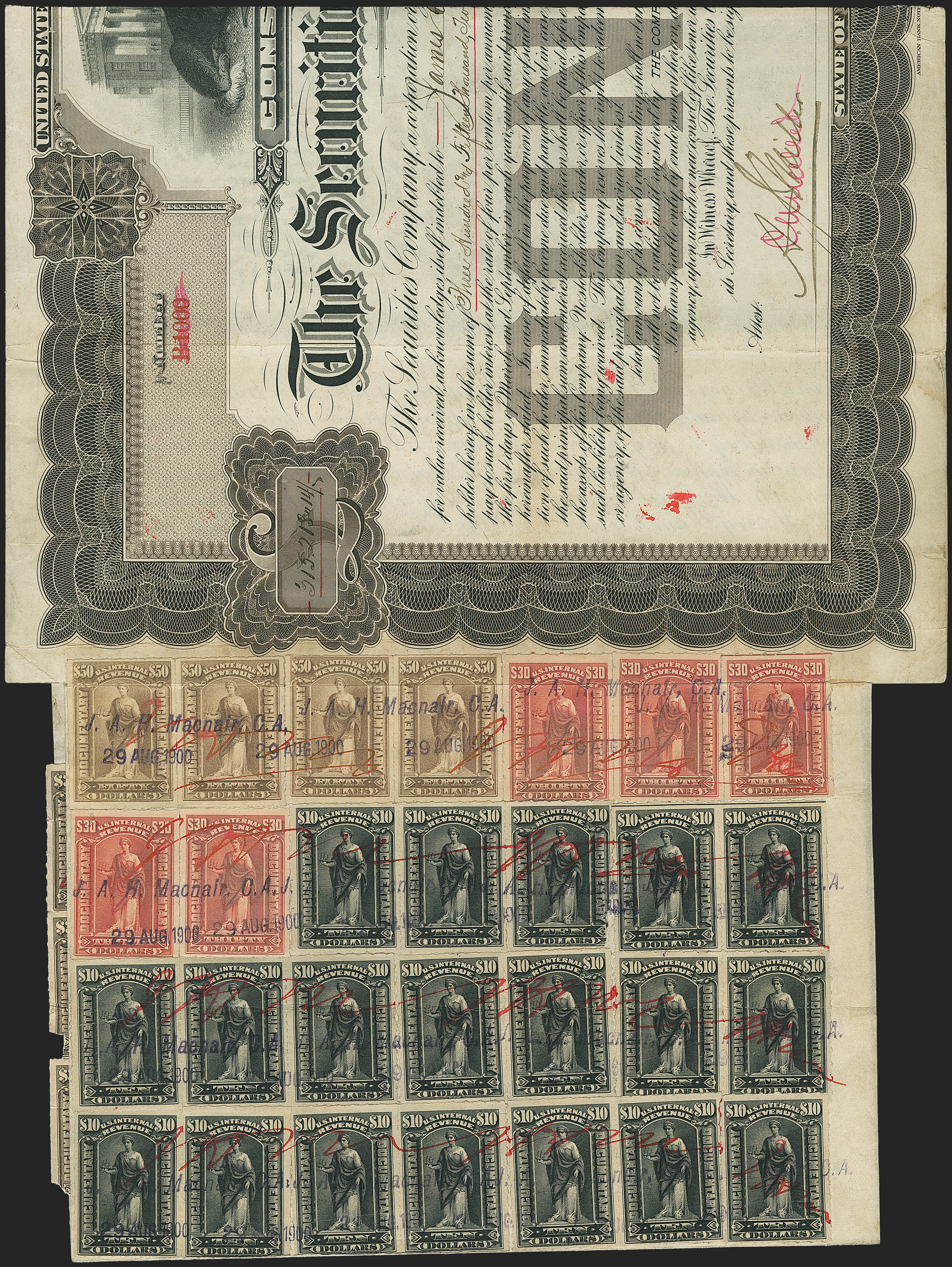 Sale no. 1162 — Lot no. 800 — Siegel Auction Galleries
