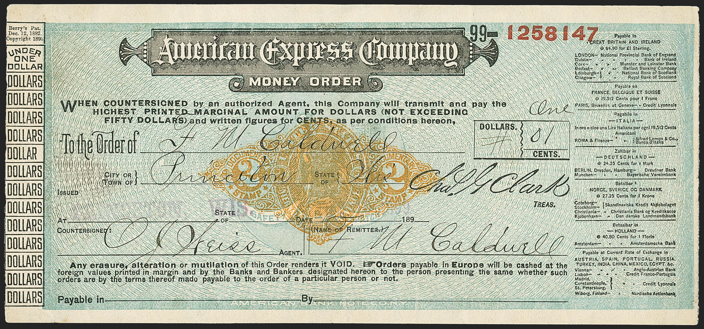Sale no. 1162 — Lot no. 806 — Siegel Auction Galleries