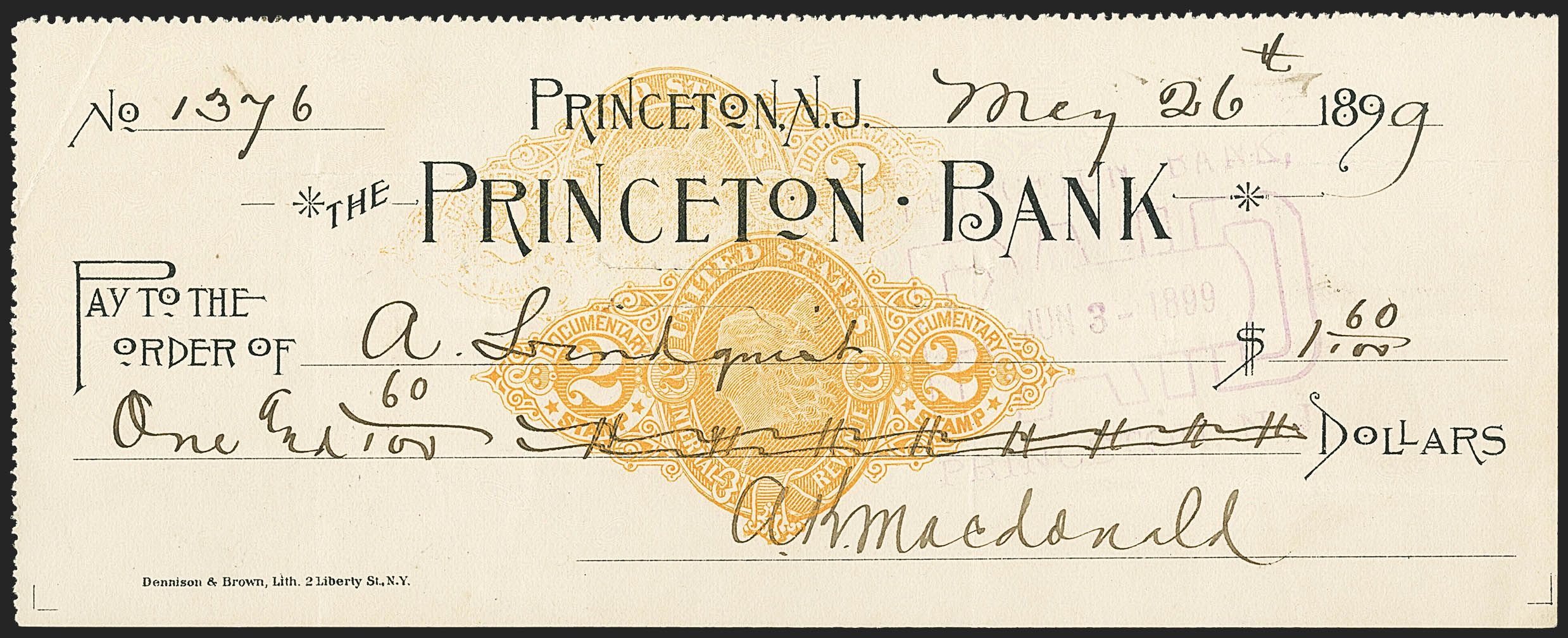 Sale no. 1162 — Lot no. 807 — Siegel Auction Galleries