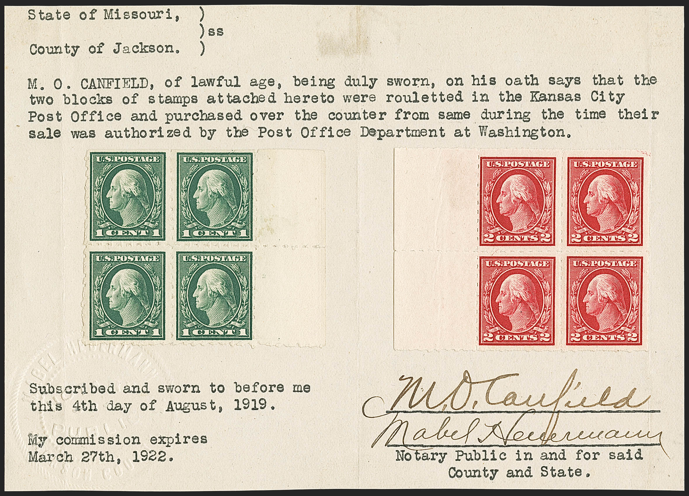 Sale no. 1166 — Lot no. 1009 — Siegel Auction Galleries