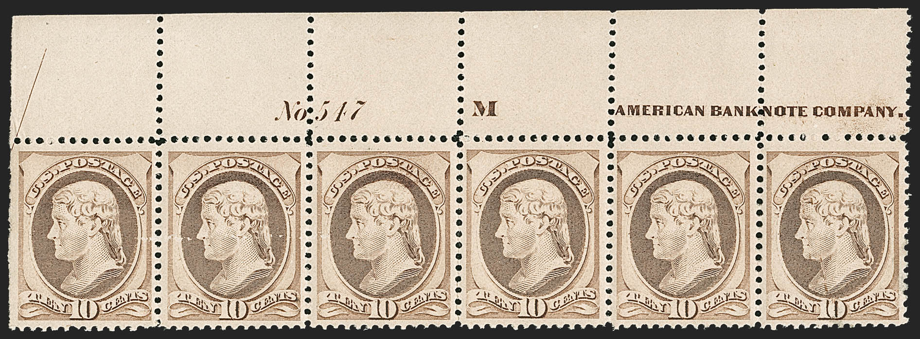 Sale no. 1175 — Lot no. 507 — Siegel Auction Galleries