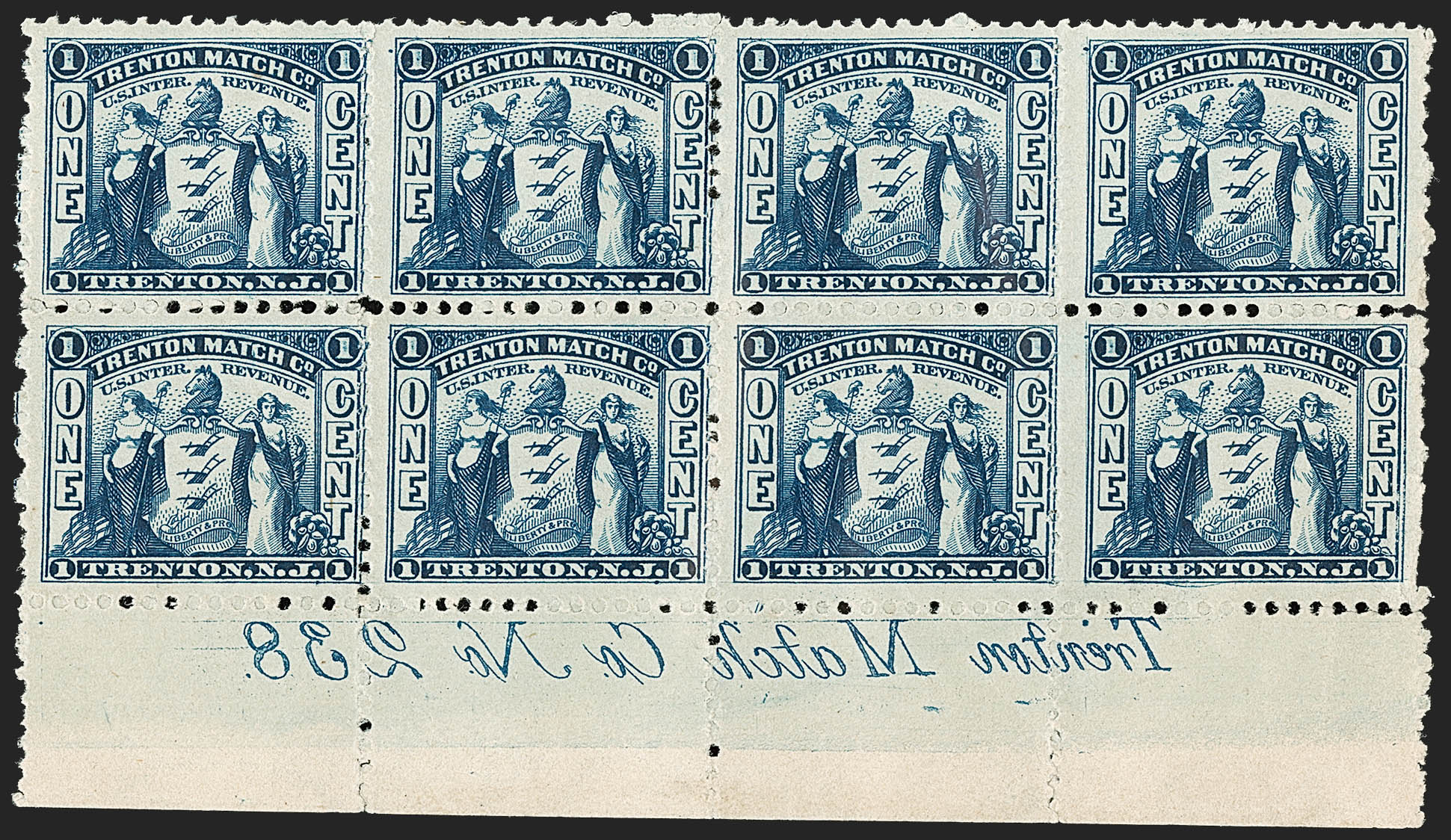 Sale no. 1187 — Lot no. 816 — Siegel Auction Galleries