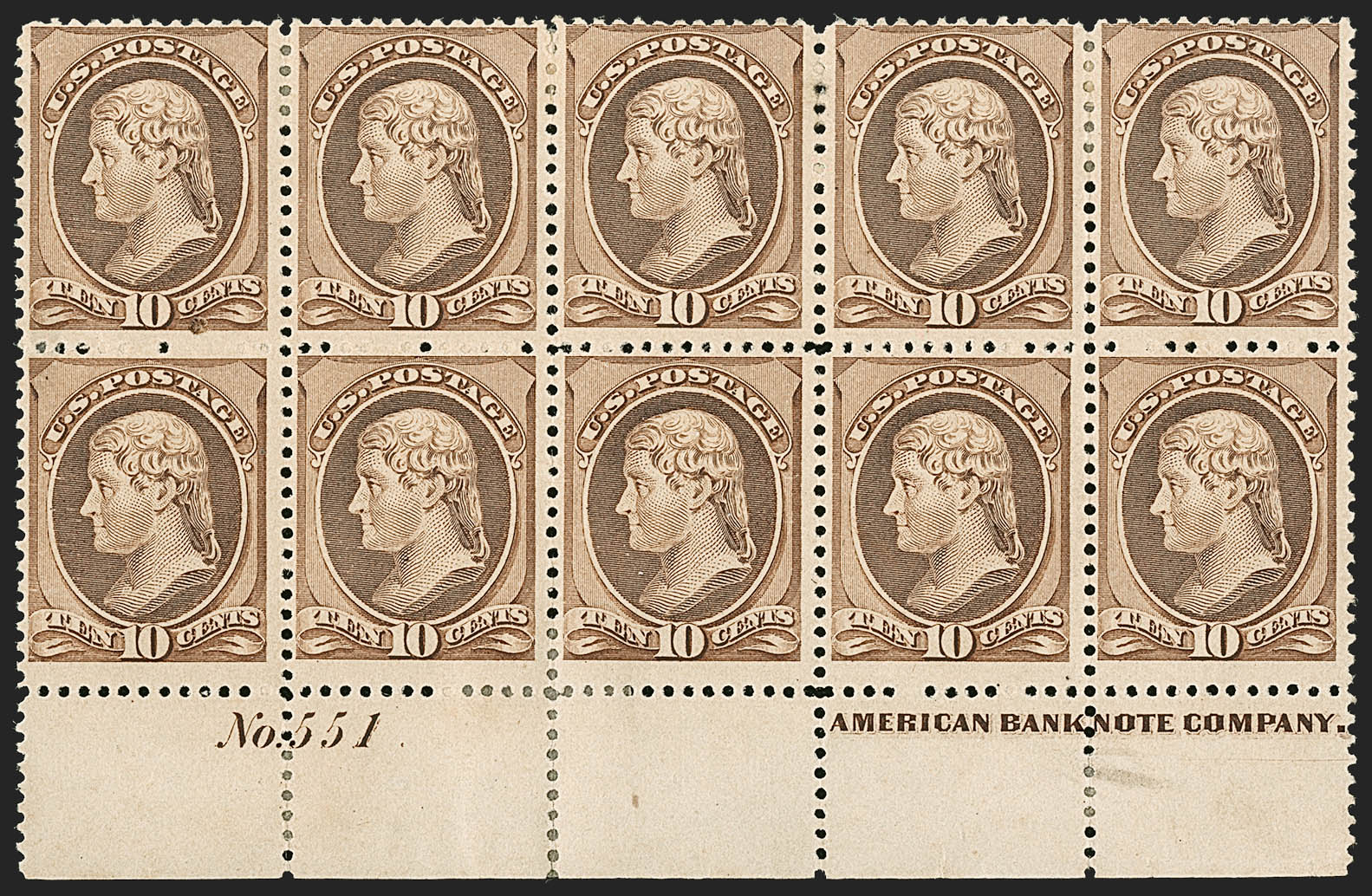 Sale no. 1192 — Lot no. 274 — Siegel Auction Galleries
