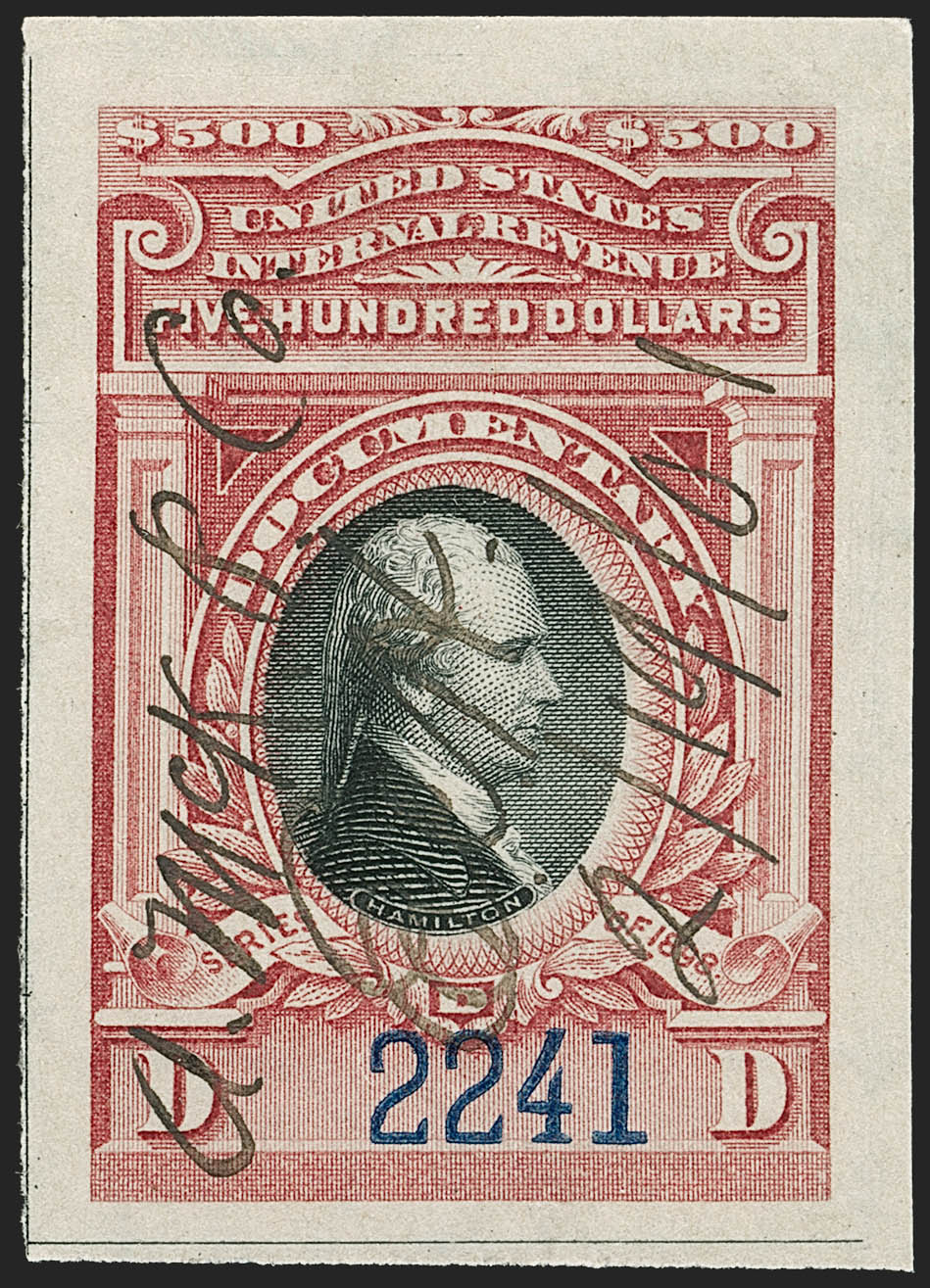 Sale no. 1197 — Lot no. 2182 — Siegel Auction Galleries
