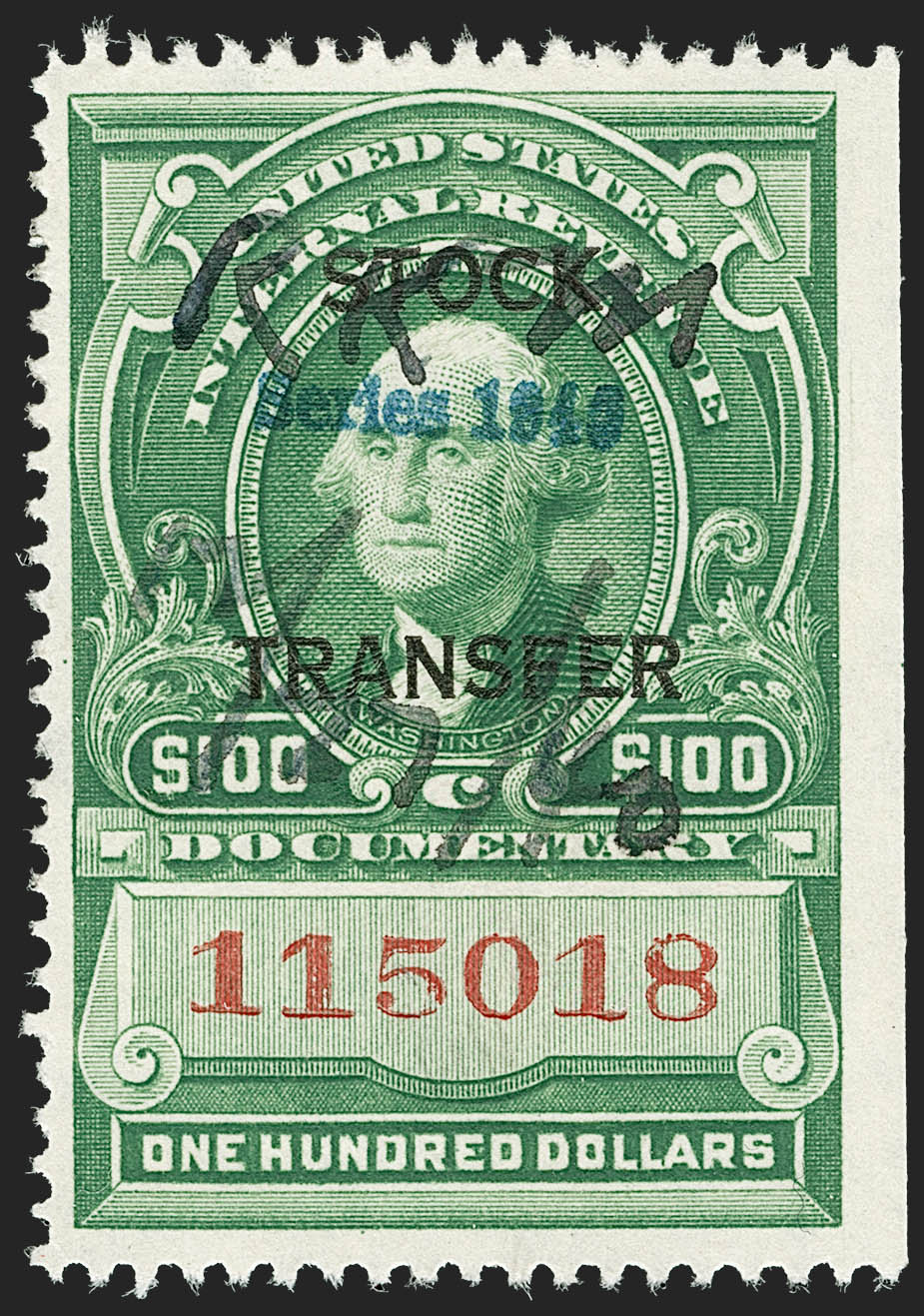 Sale no. 1197 — Lot no. 2191 — Siegel Auction Galleries