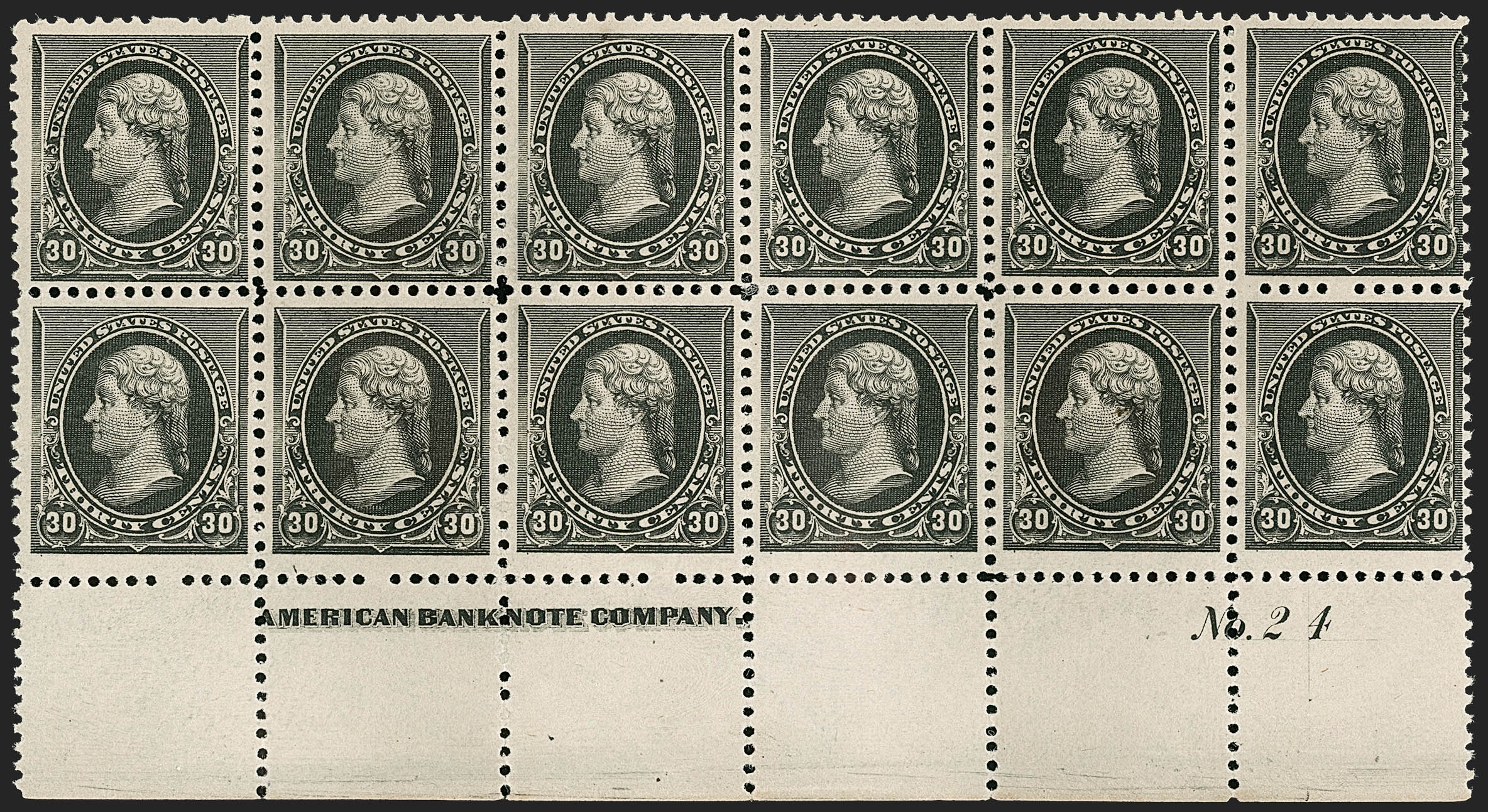 Sale no. 1201 — Lot no. 2077 — Siegel Auction Galleries