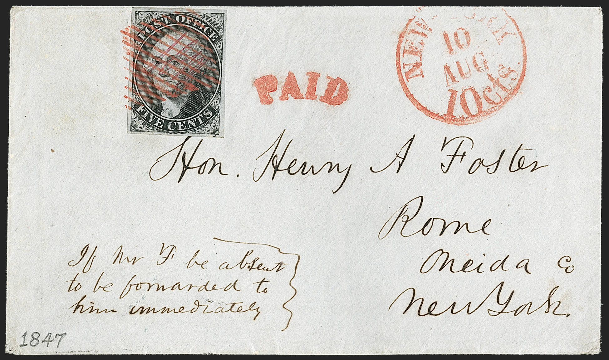 Sale no. 1205 — Lot no. 2010 — Siegel Auction Galleries