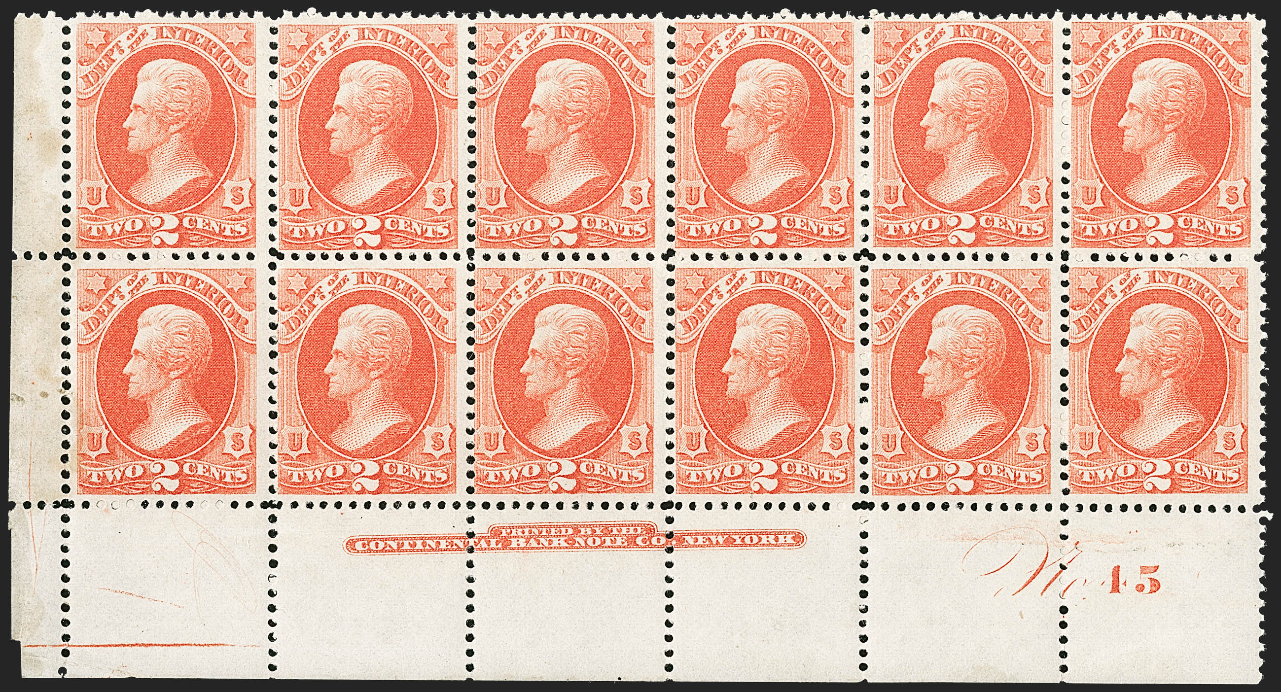 Sale no. 1206 — Lot no. 727 — Siegel Auction Galleries
