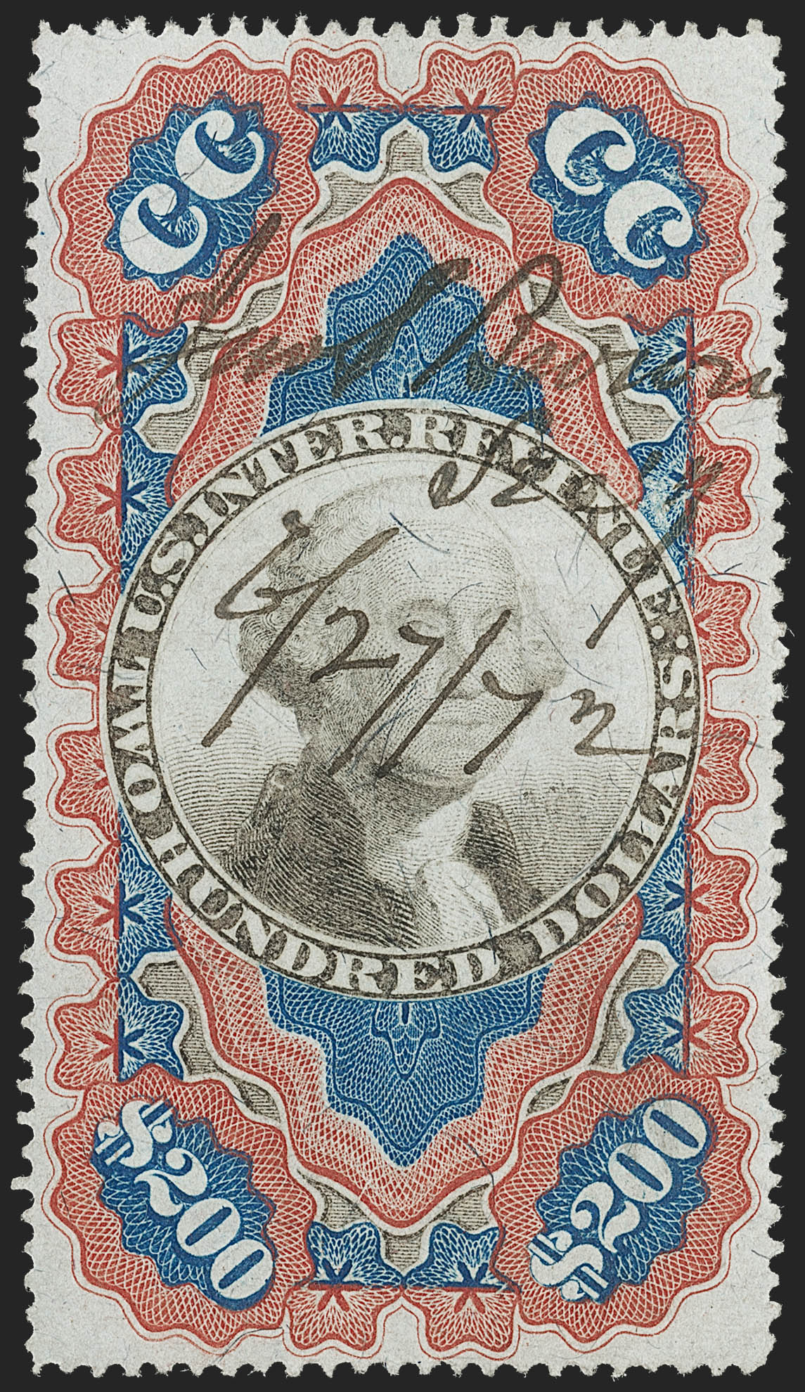 Sale no. 1209 — Lot no. 1593 — Siegel Auction Galleries