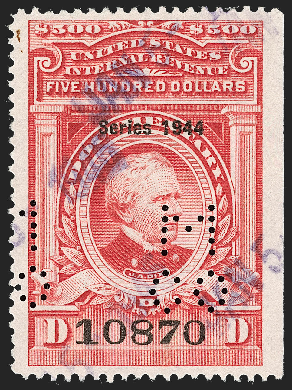 Sale no. 1209 — Lot no. 1609 — Siegel Auction Galleries