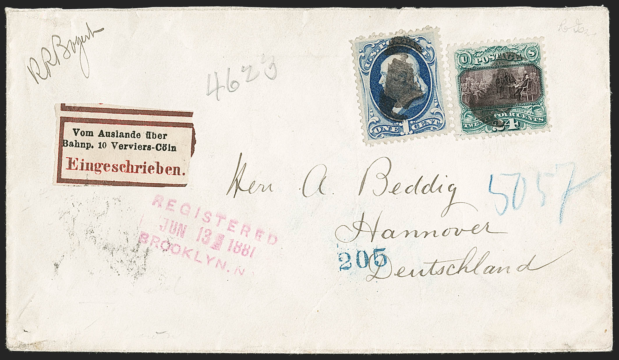 Sale no. 1211 — Lot no. 537 — Siegel Auction Galleries