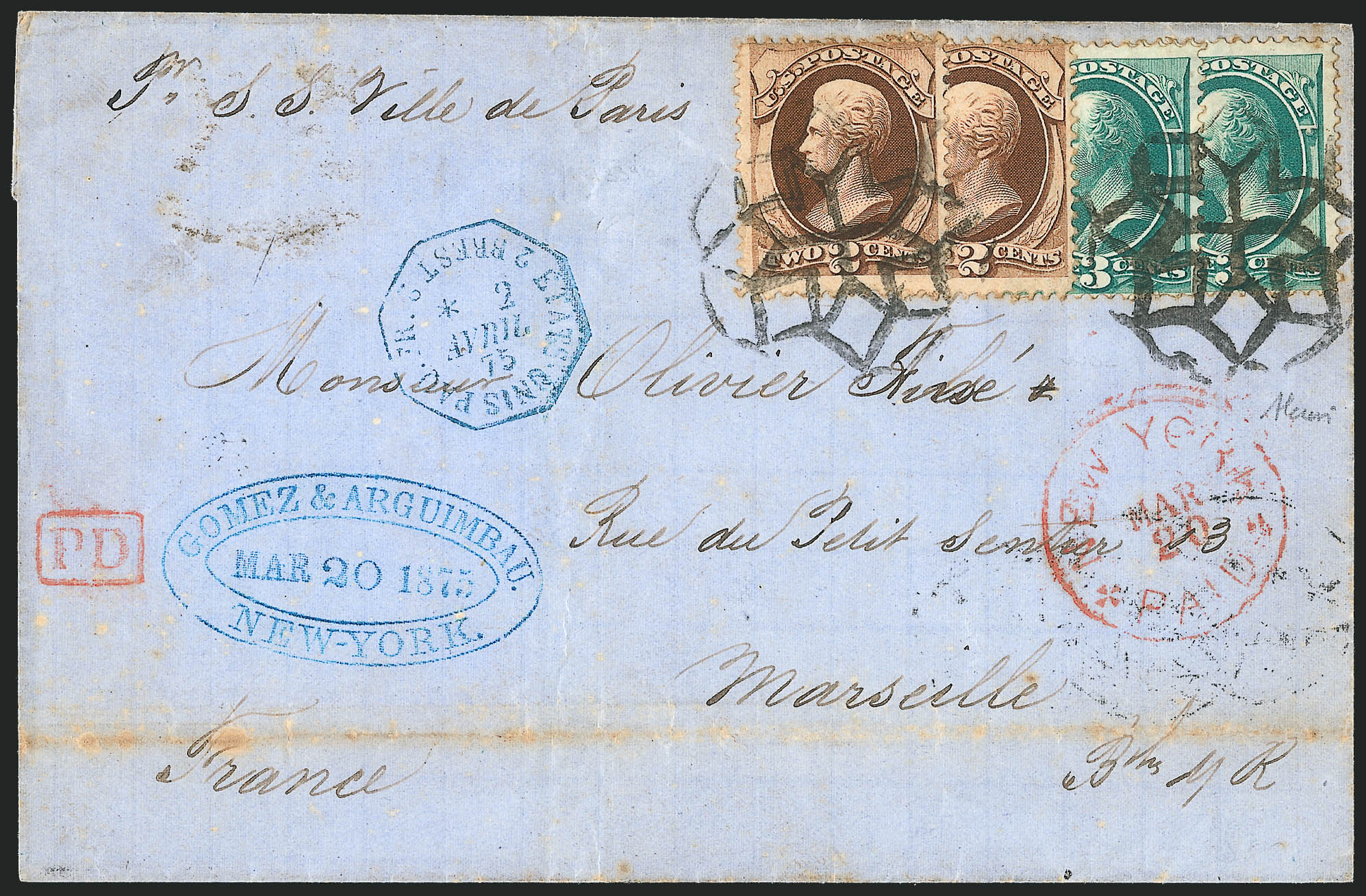 Sale no. 1223 — Lot no. 8262 — Siegel Auction Galleries