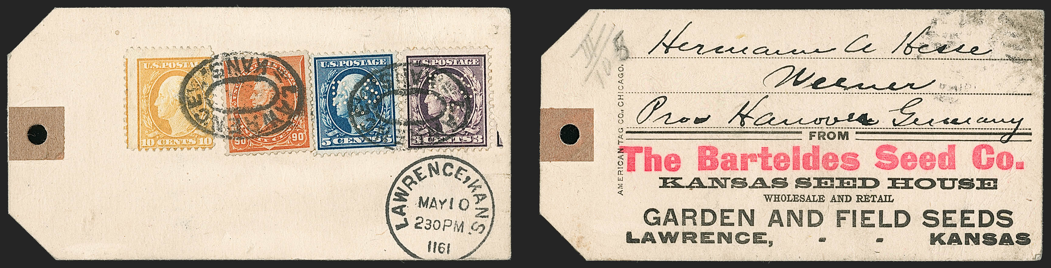 Sale no. 1223 — Lot no. 8290A — Siegel Auction Galleries