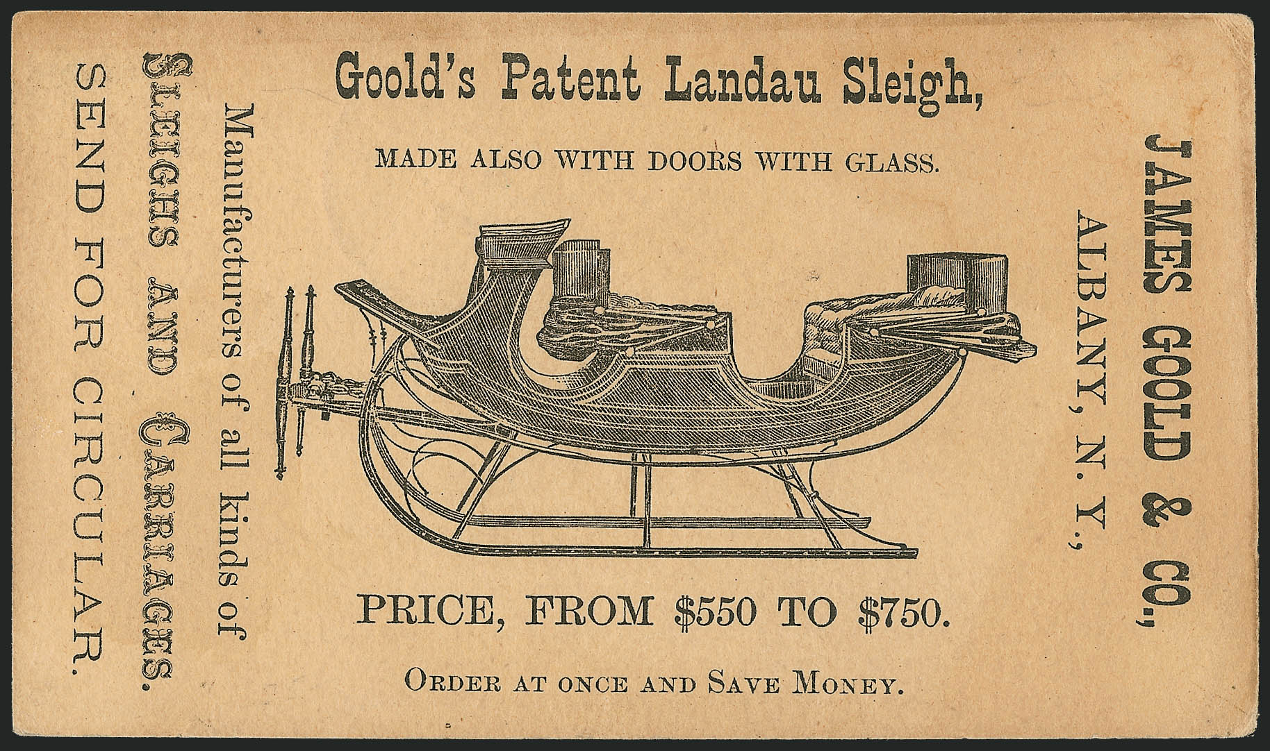 Sale no. 1223 — Lot no. 8507 — Siegel Auction Galleries