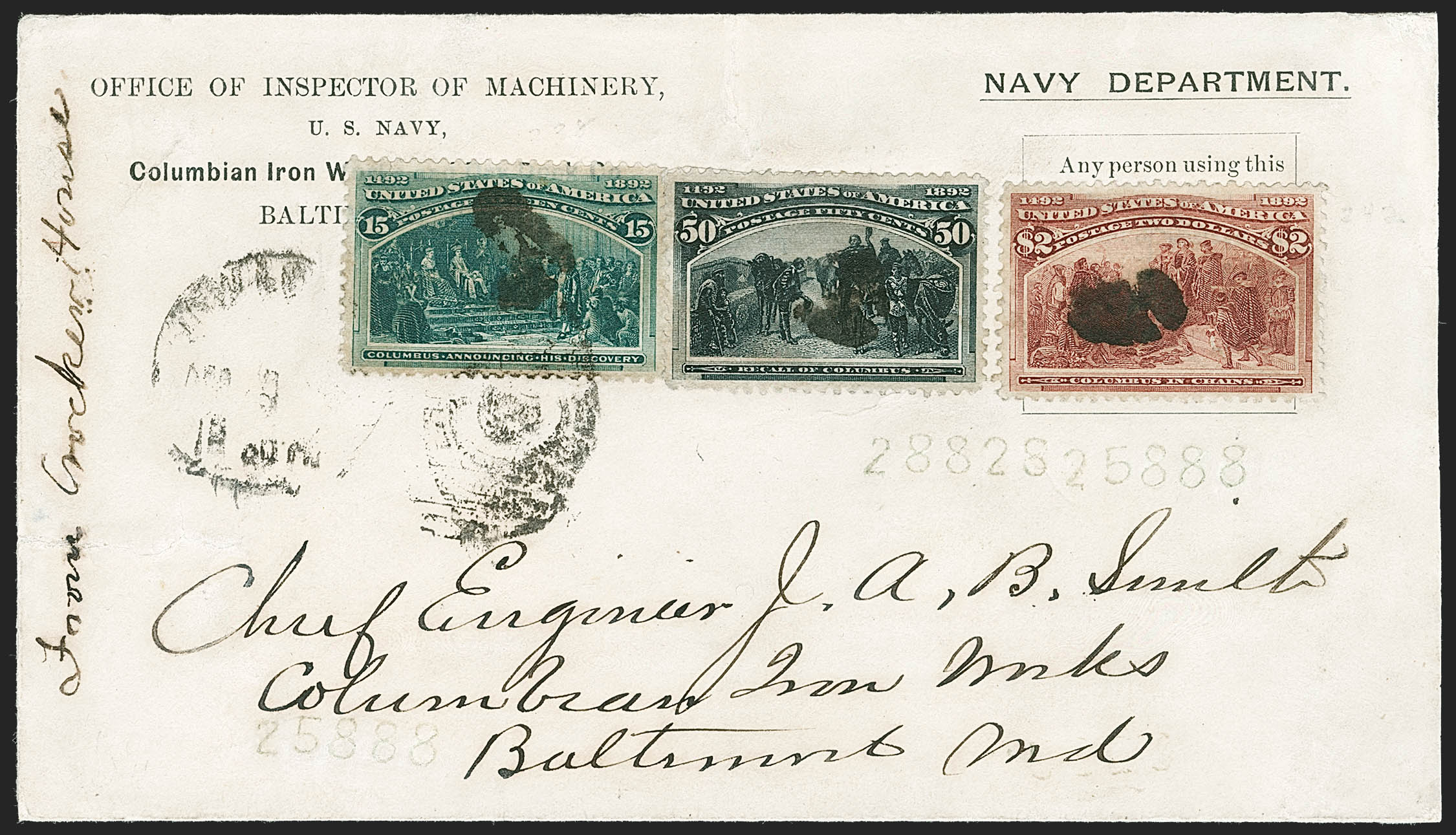 Sale no. 1224 — Lot no. 167 — Siegel Auction Galleries