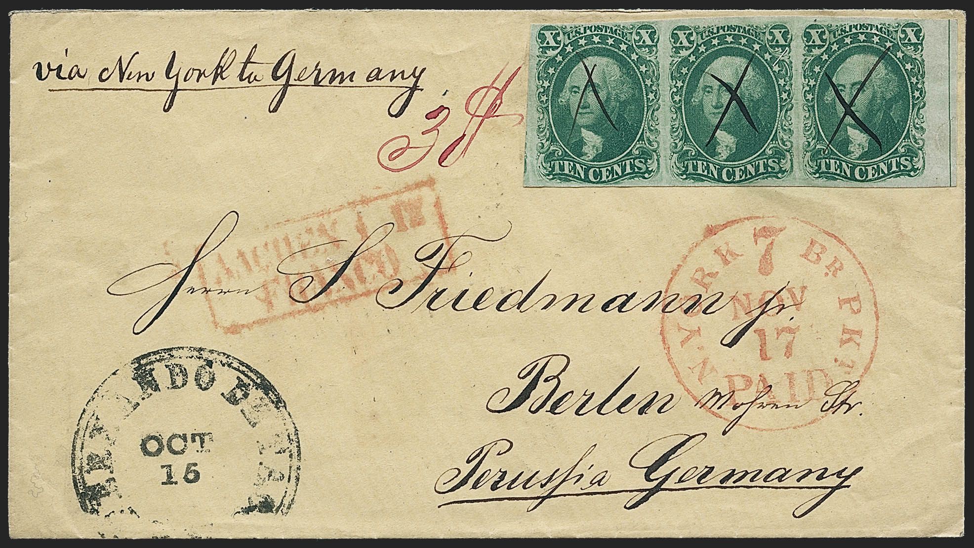 Sale no. 1224 — Lot no. 38 — Siegel Auction Galleries