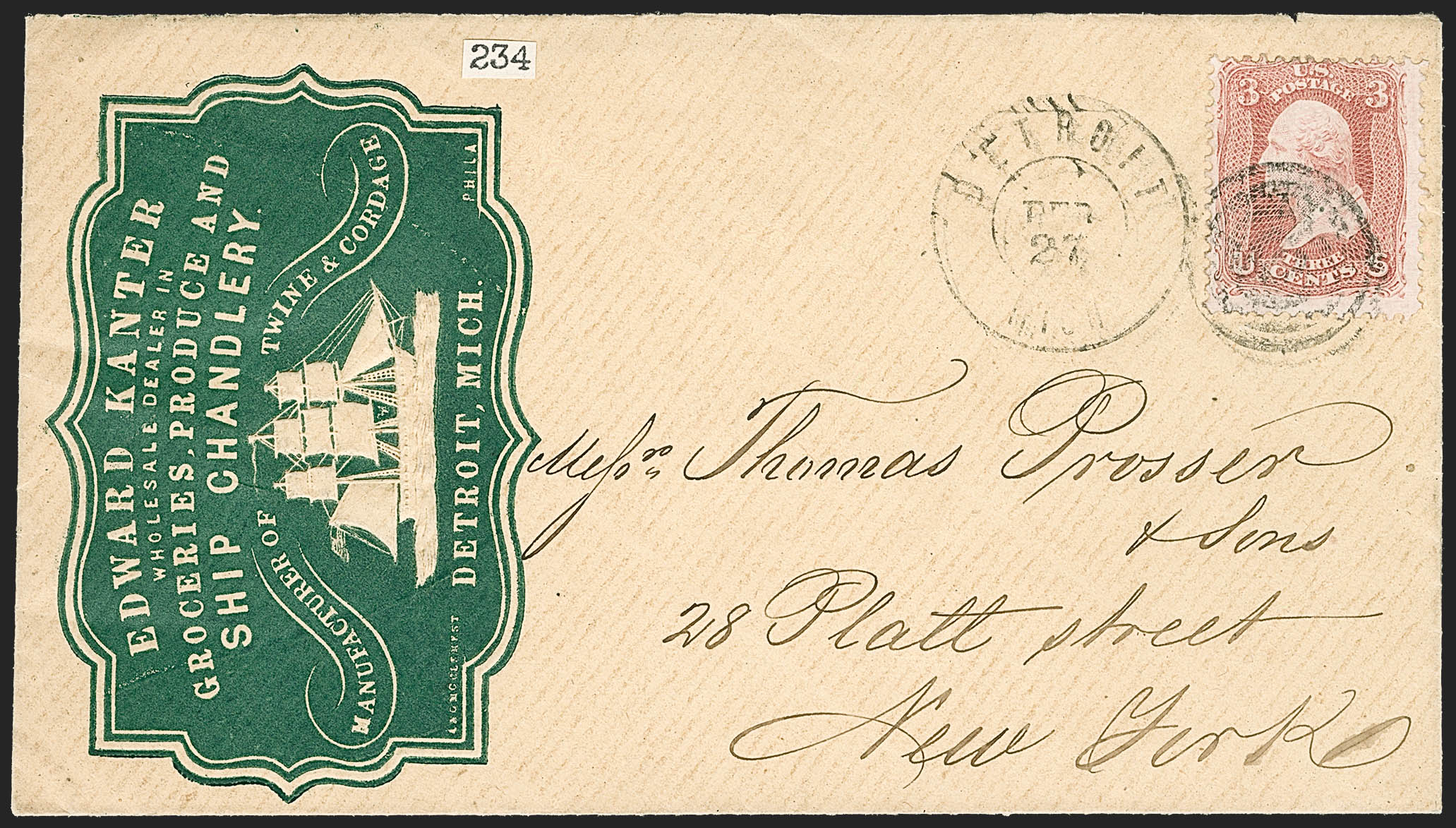Sale no. 1224 — Lot no. 76 — Siegel Auction Galleries