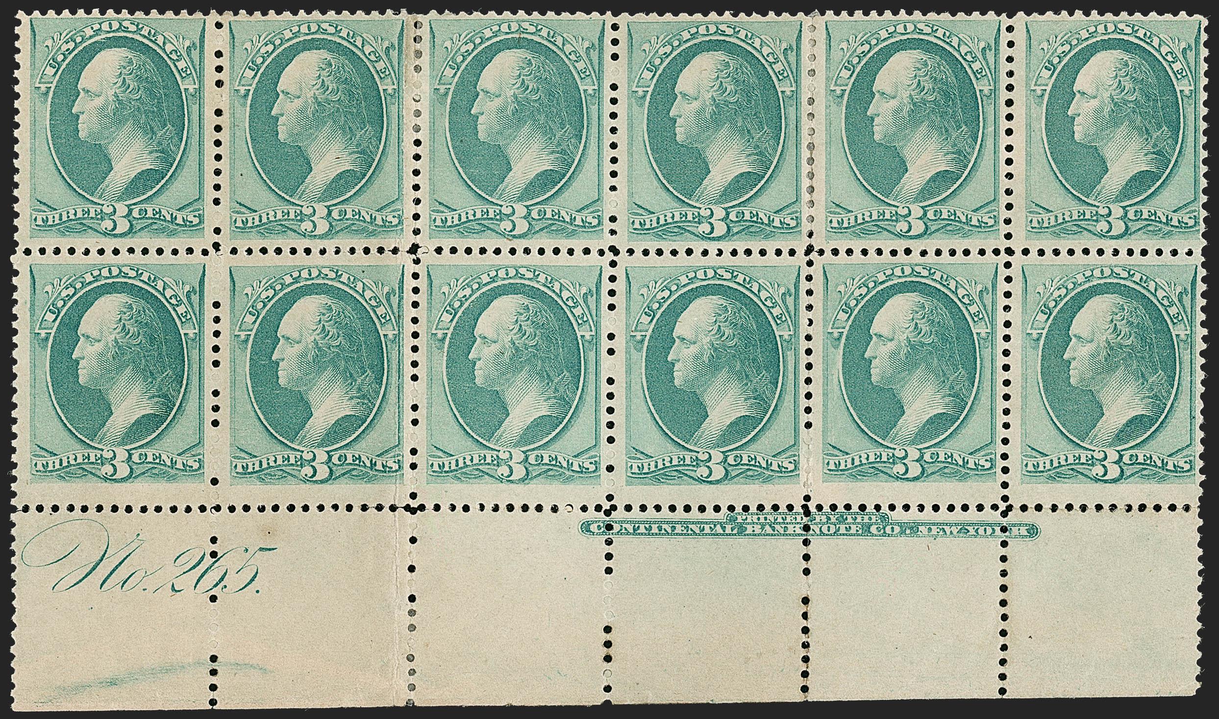 Sale no. 1227 — Lot no. 3018 — Siegel Auction Galleries
