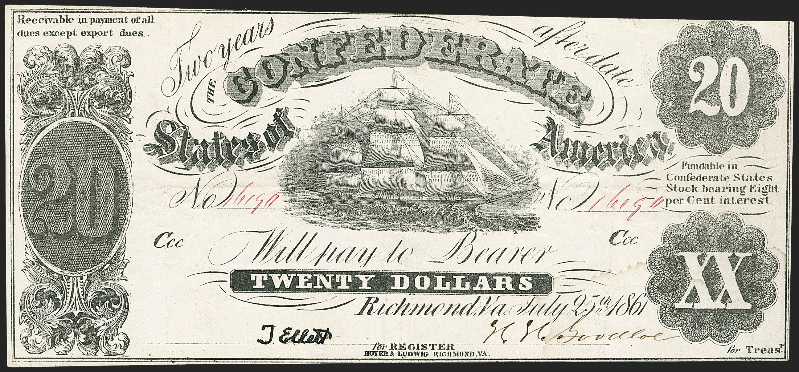 Sale no. 1230 — Lot no. 1629 — Siegel Auction Galleries
