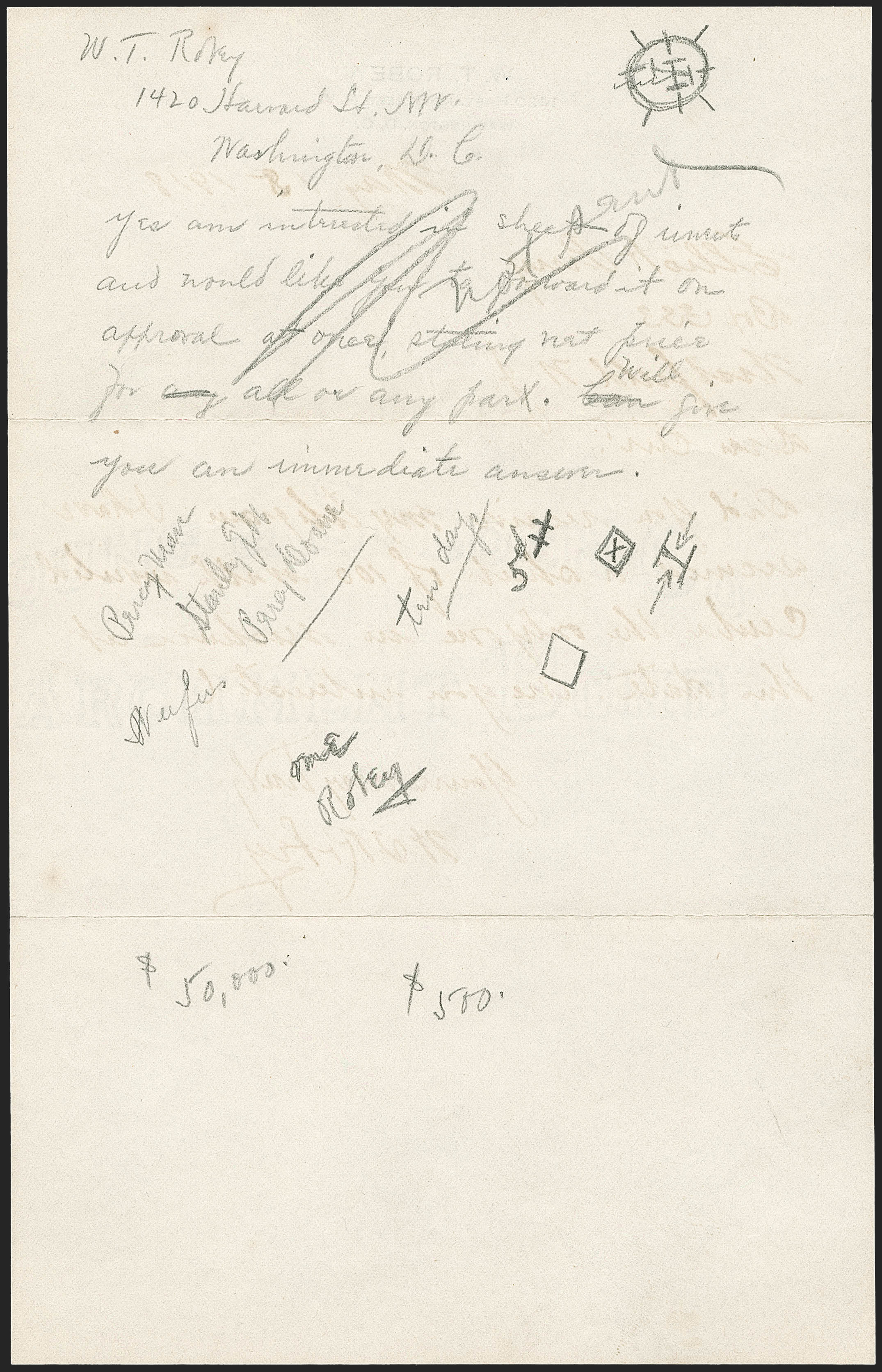 Sale no. 1233 — Lot no. 1532-1 — Siegel Auction Galleries