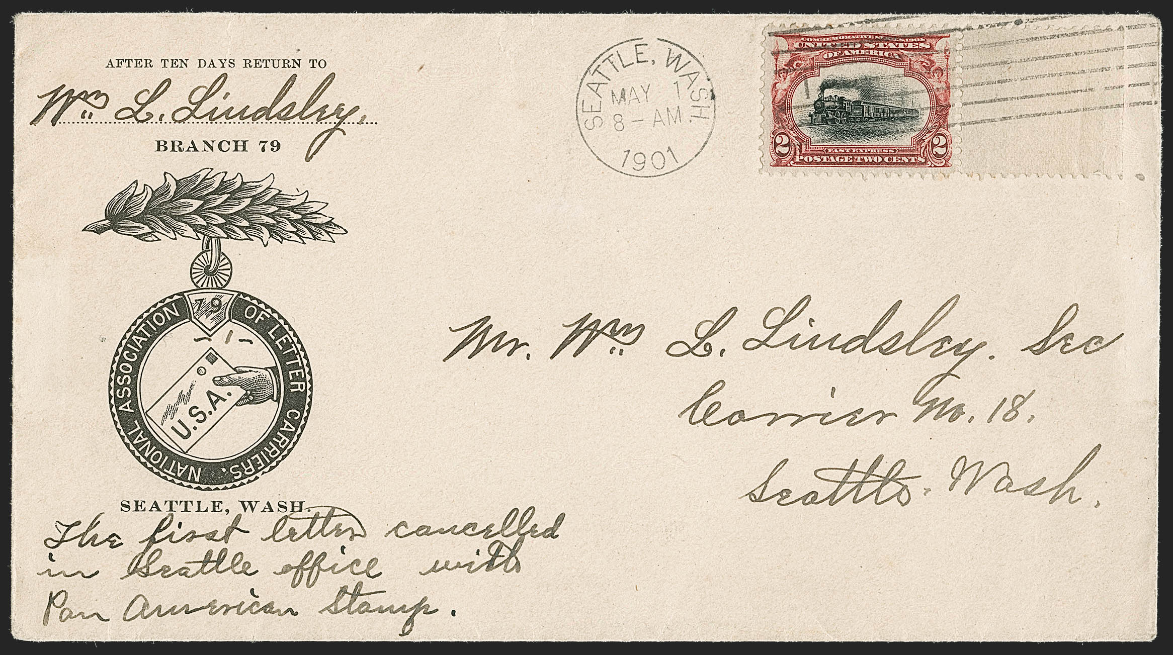 Sale no. 1239 — Lot no. 601 — Siegel Auction Galleries