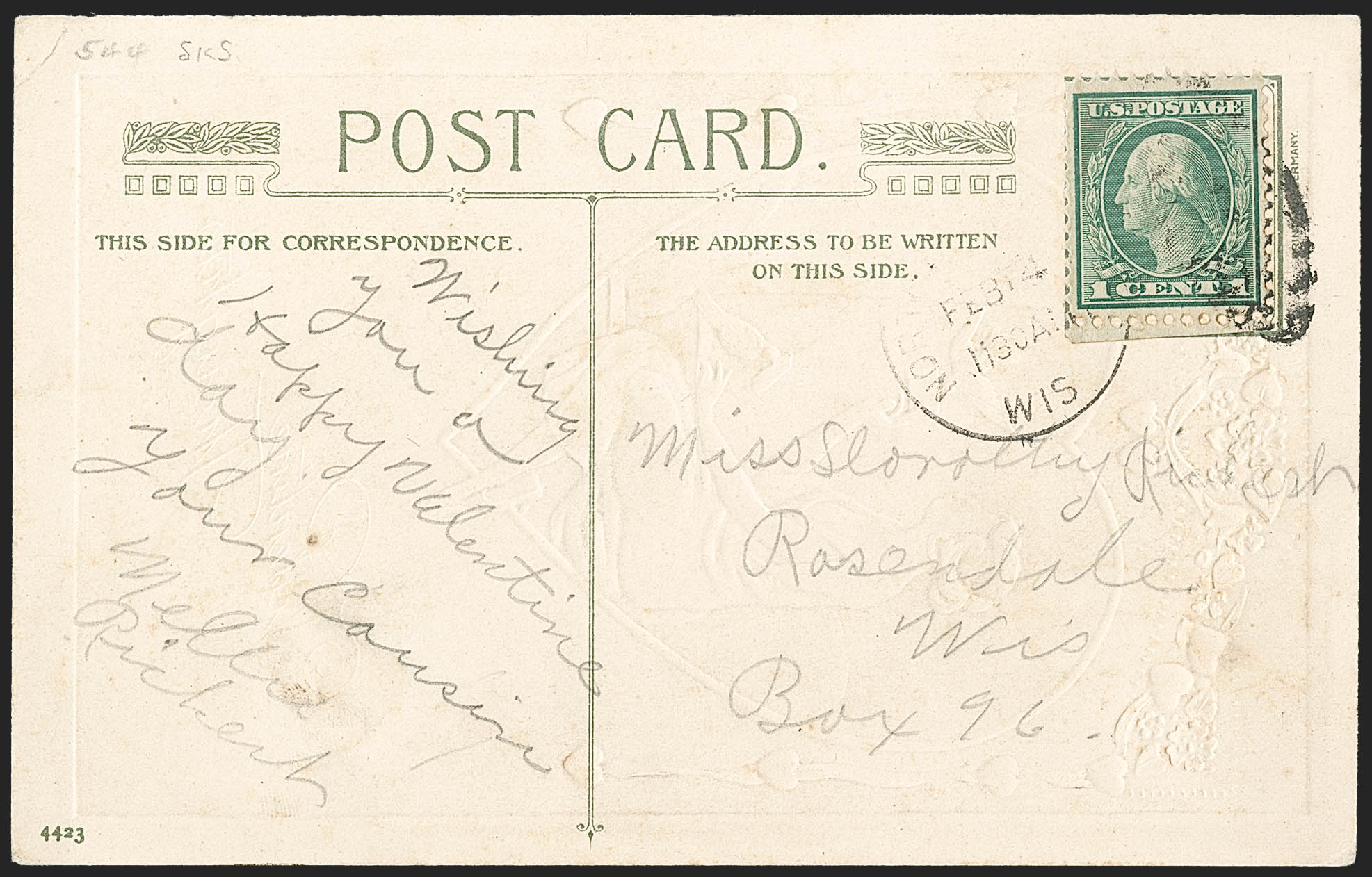 Sale no. 1239 — Lot no. 639 — Siegel Auction Galleries