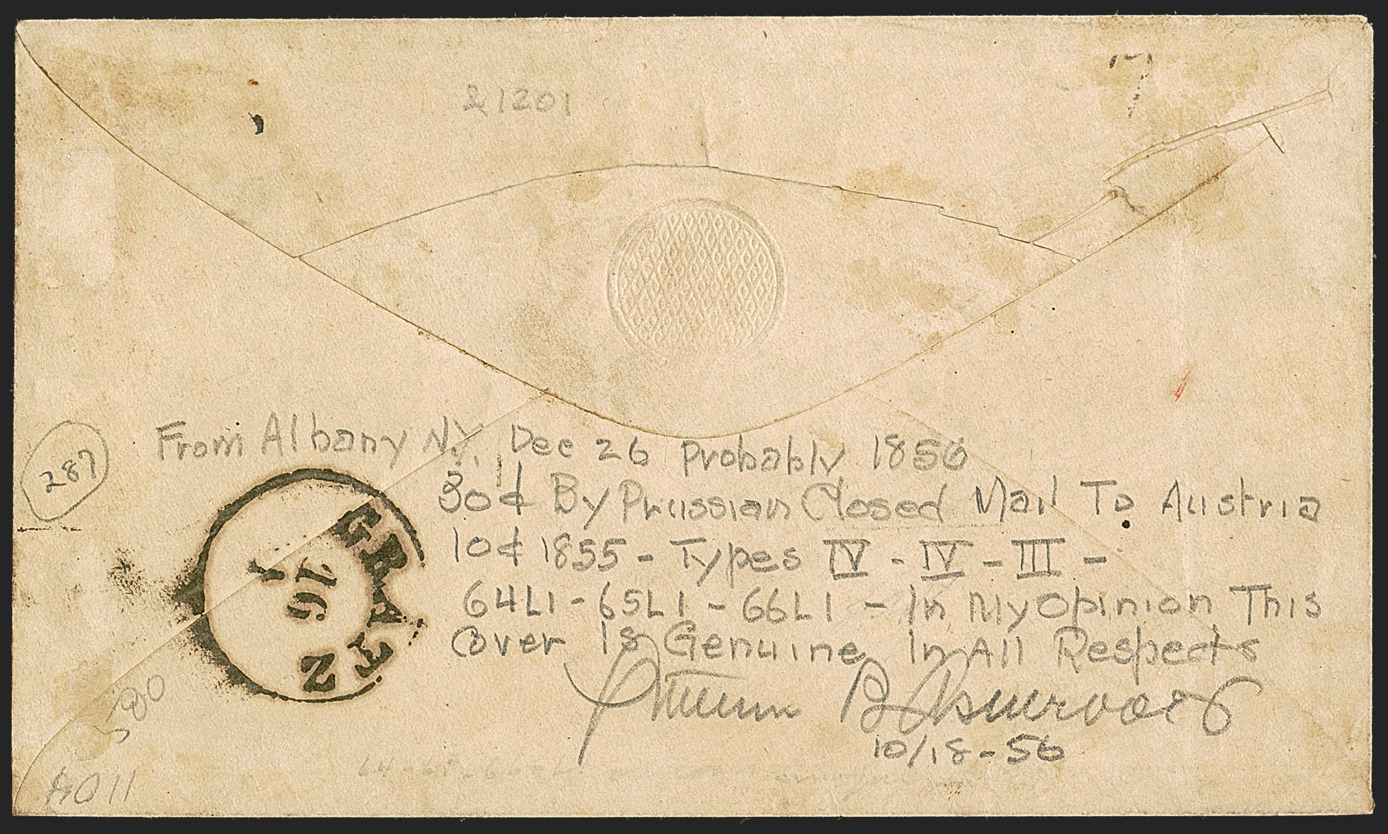 Sale no. 1242 — Lot no. 387-1 — Siegel Auction Galleries