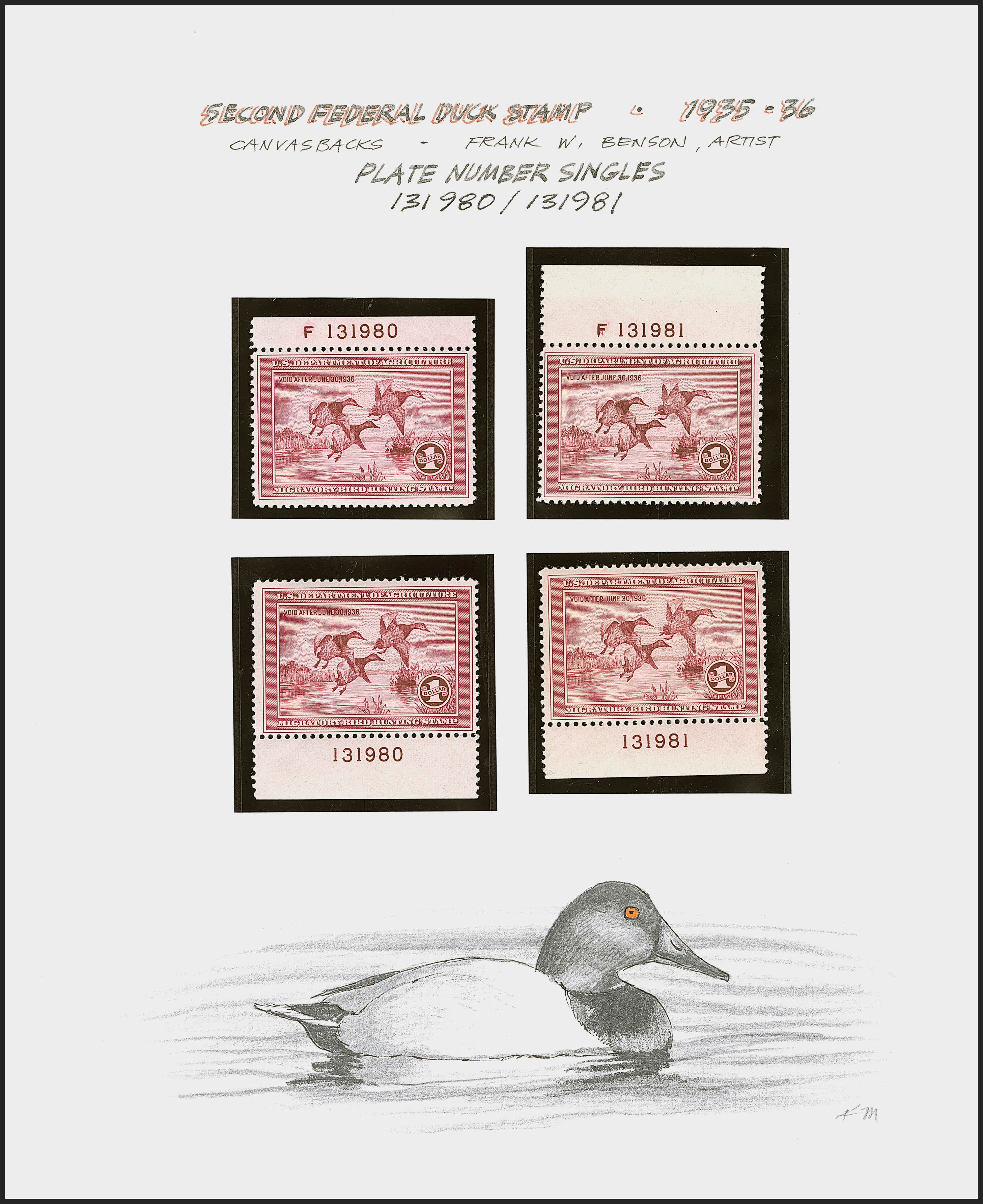 Sale no. 1258 — Lot no. 3031-3 — Siegel Auction Galleries