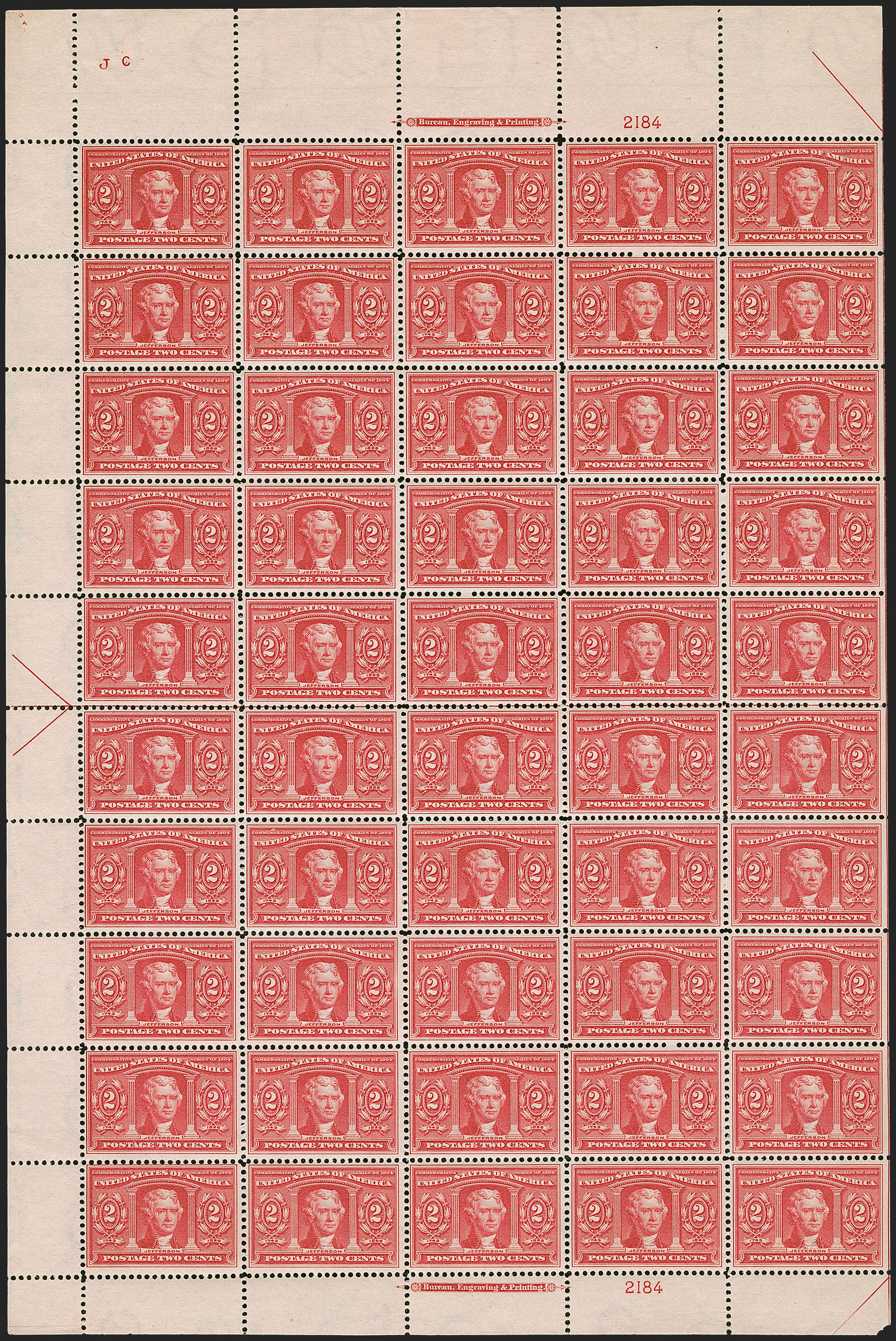 Sale no. 1262 — Lot no. 905 — Siegel Auction Galleries