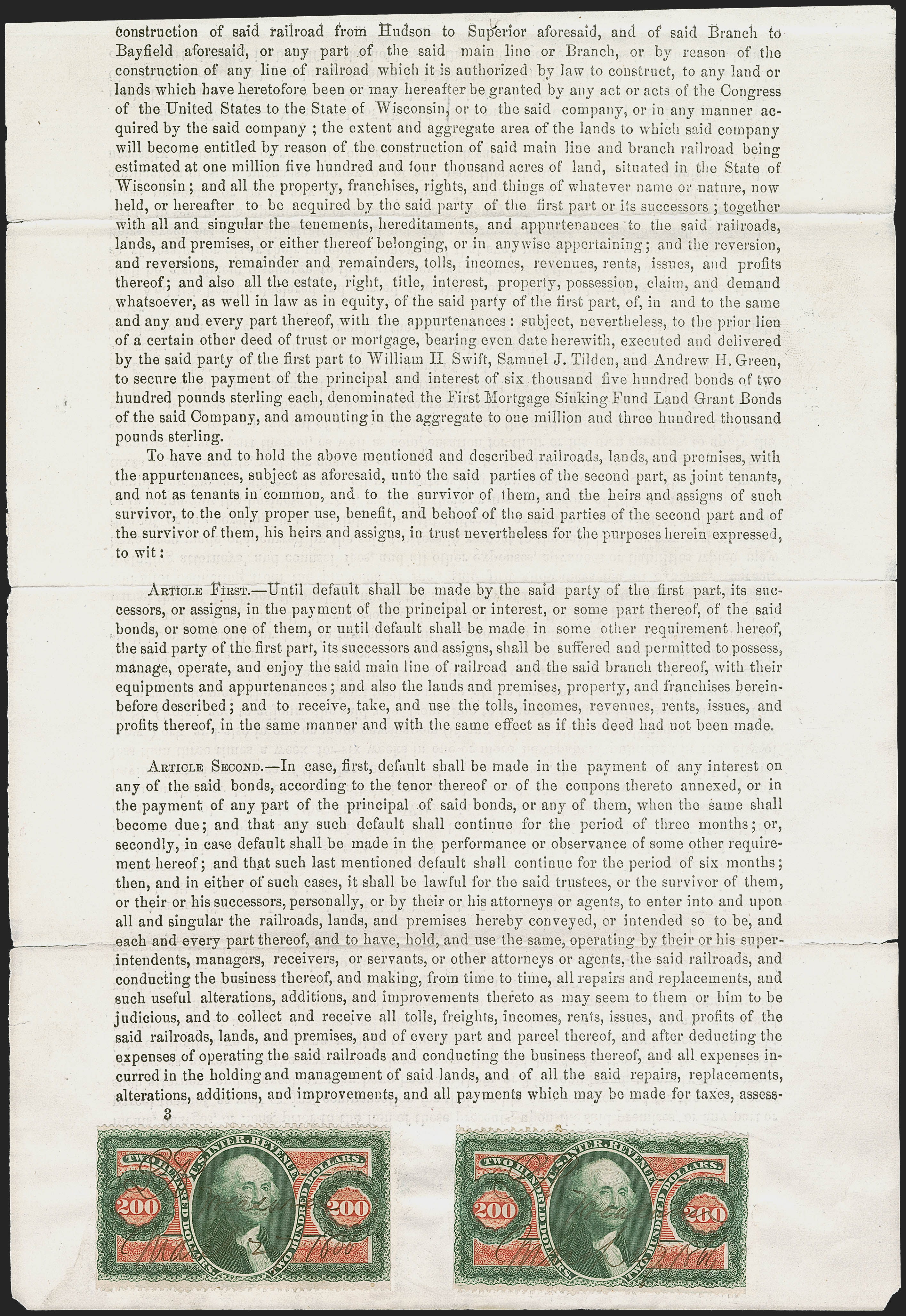 Sale no. 1268 — Lot no. 594 — Siegel Auction Galleries