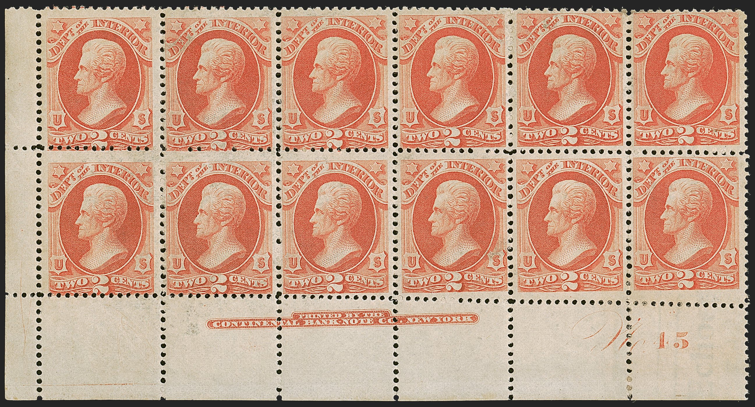 Sale no. 1278 — Lot no. 3952 — Siegel Auction Galleries