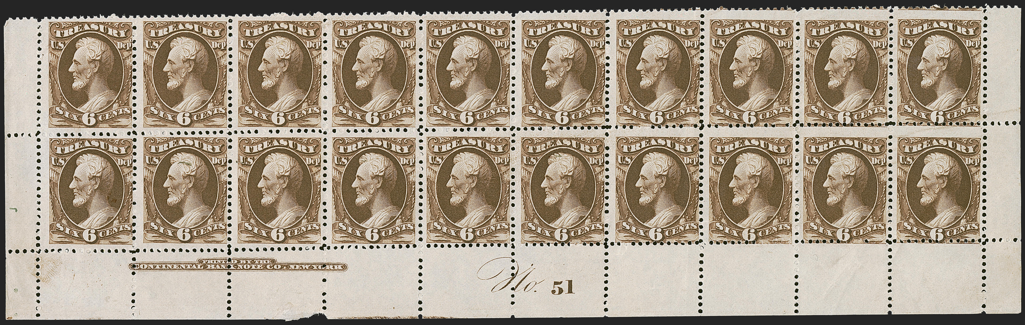 Sale no. 1278 — Lot no. 3954 — Siegel Auction Galleries