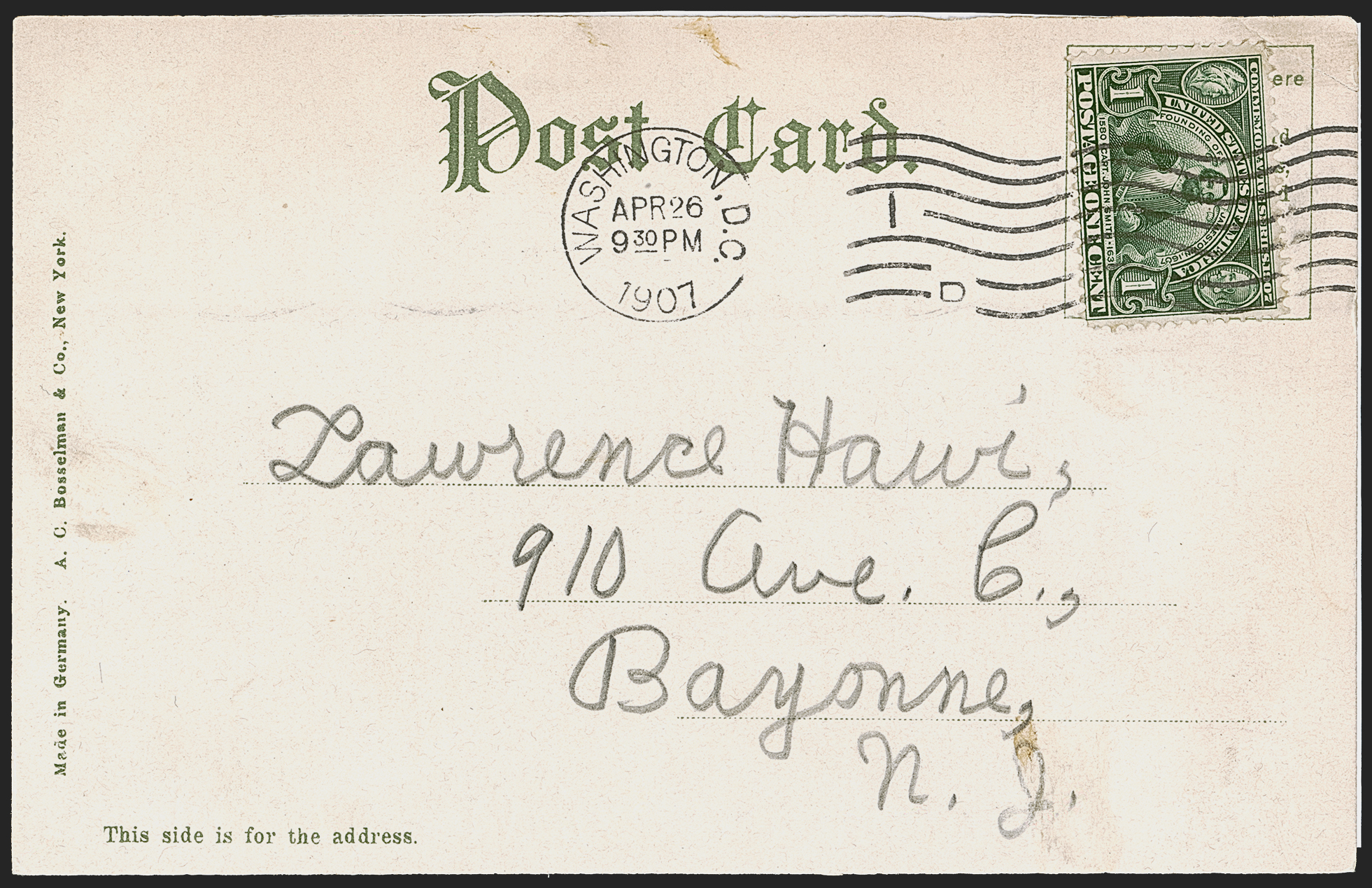 Sale no. 1283 — Lot no. 1554 — Siegel Auction Galleries