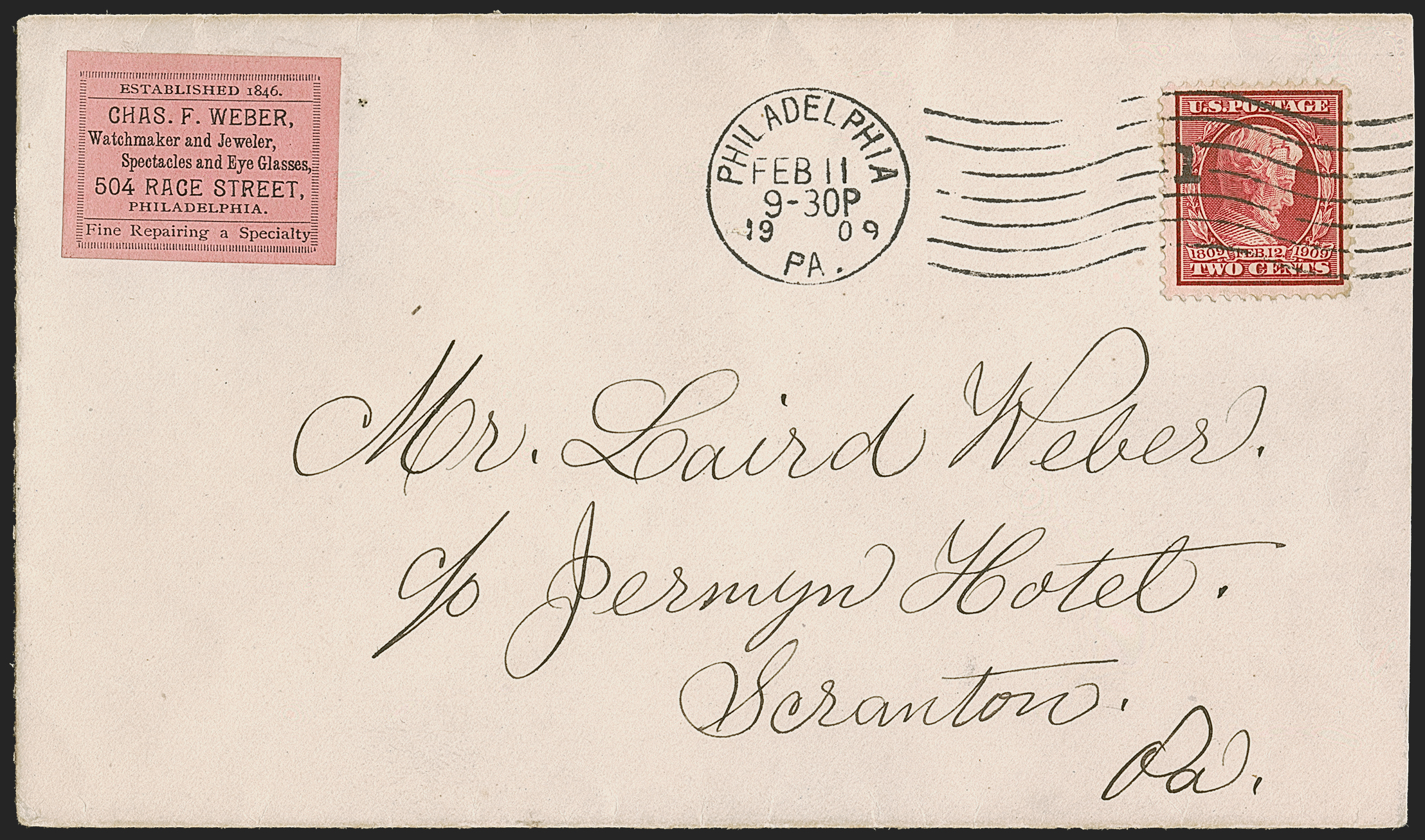 Sale no. 1283 — Lot no. 1599 — Siegel Auction Galleries